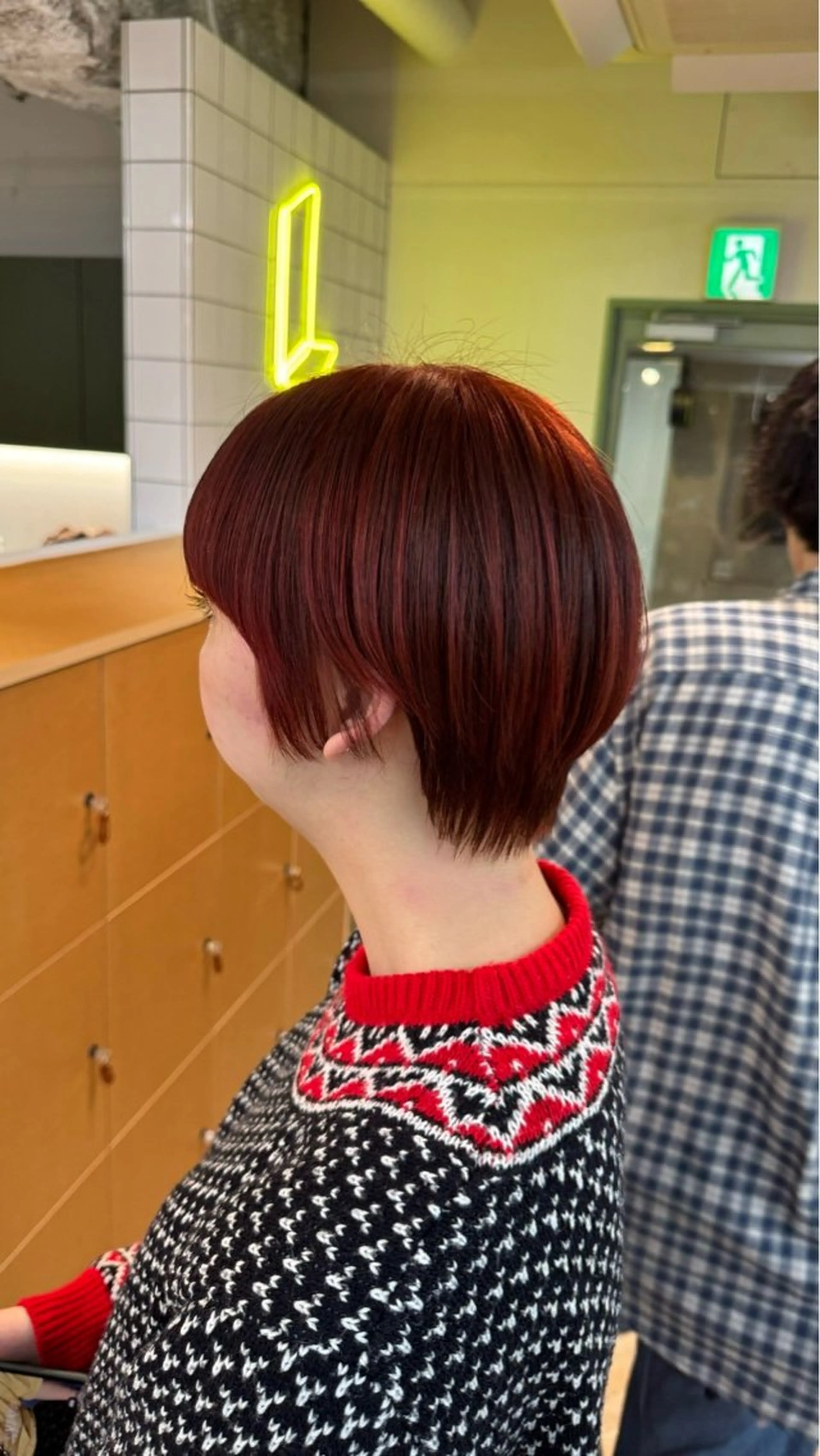 カラー ヘアカラー トリートメント ベージュ/ダブルカラ ー/新潟駅/青柳萌果のヘアスタイル