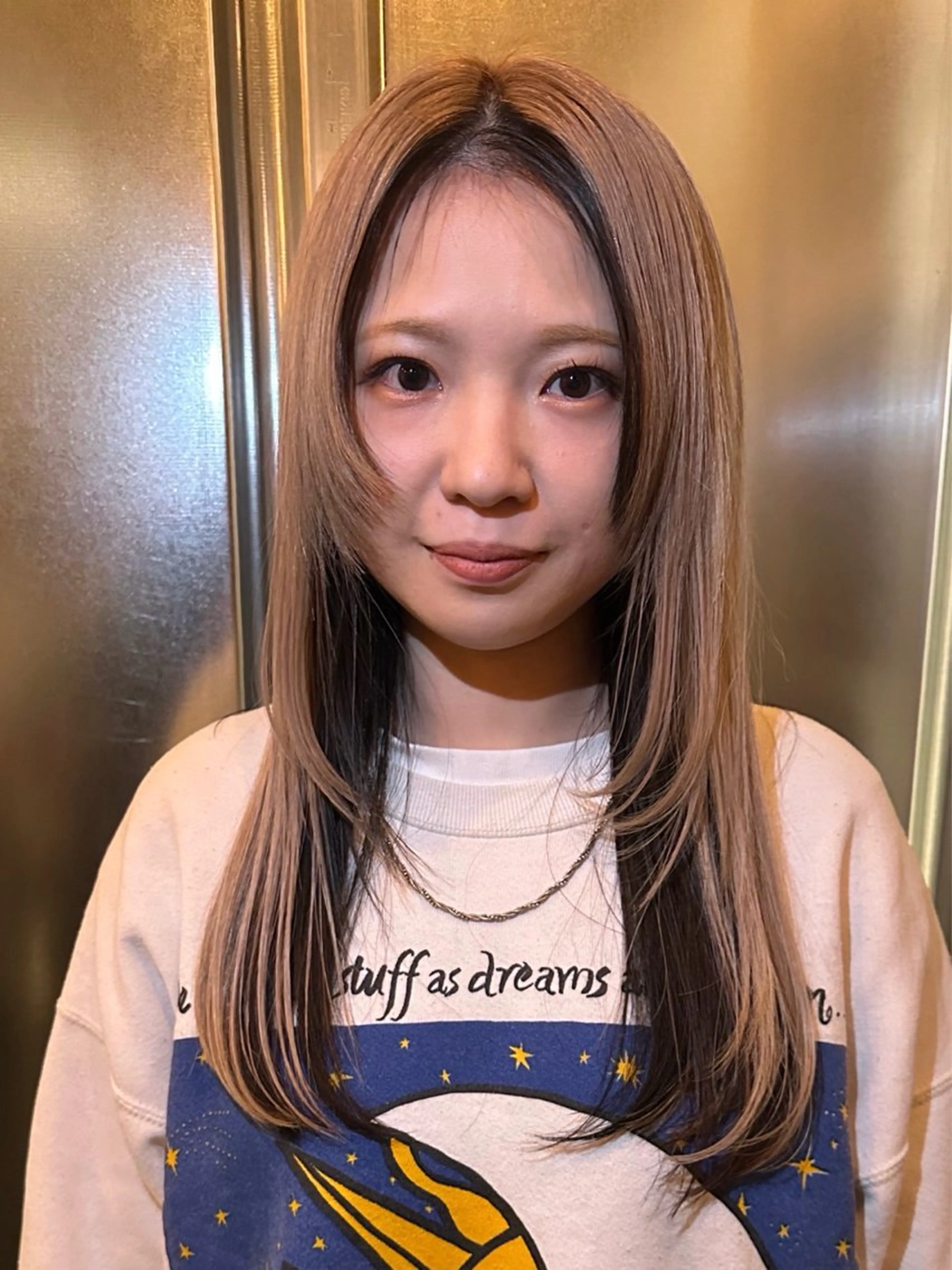 ロング カラー 渡邉 悠斗のヘアスタイル