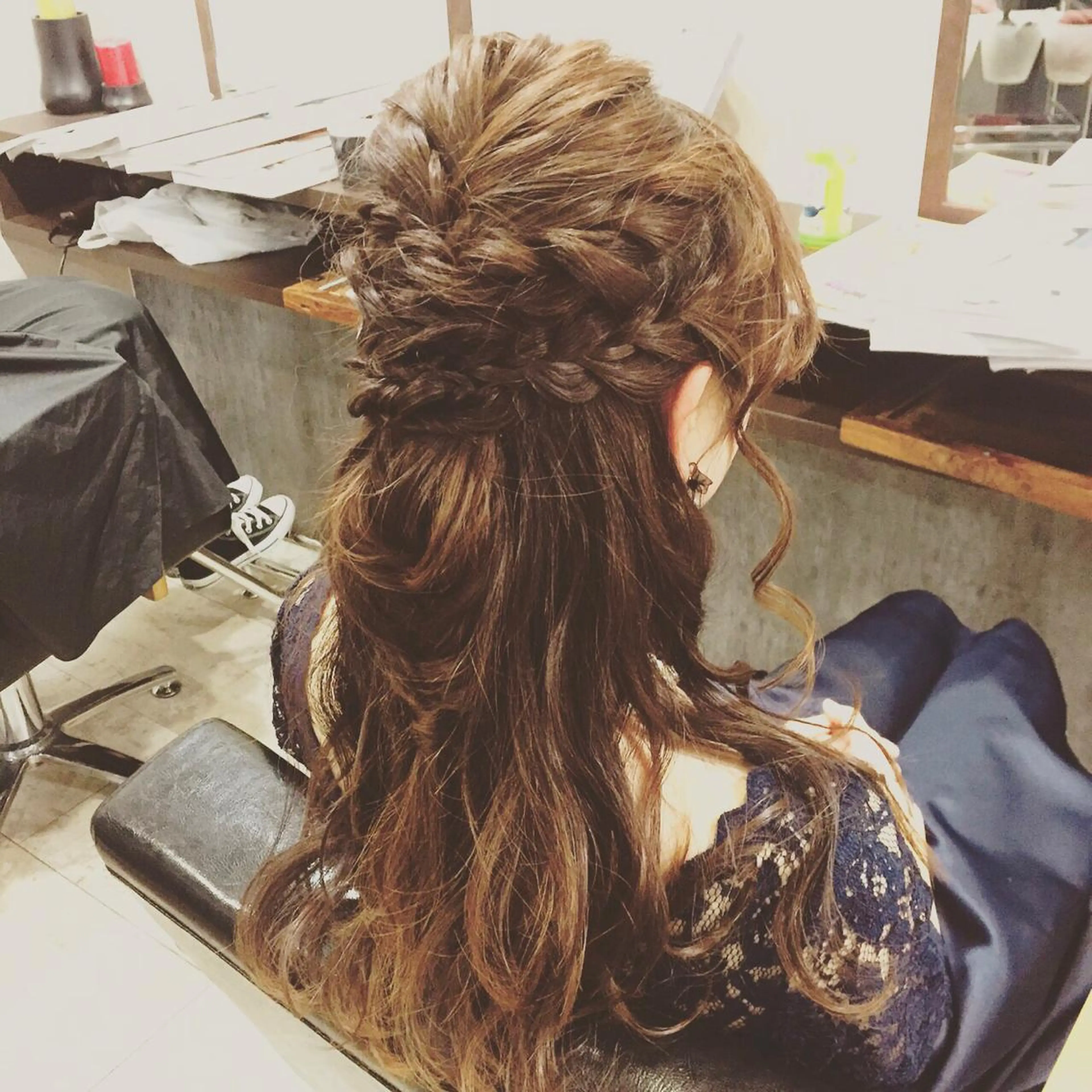 ヘアセットの写真