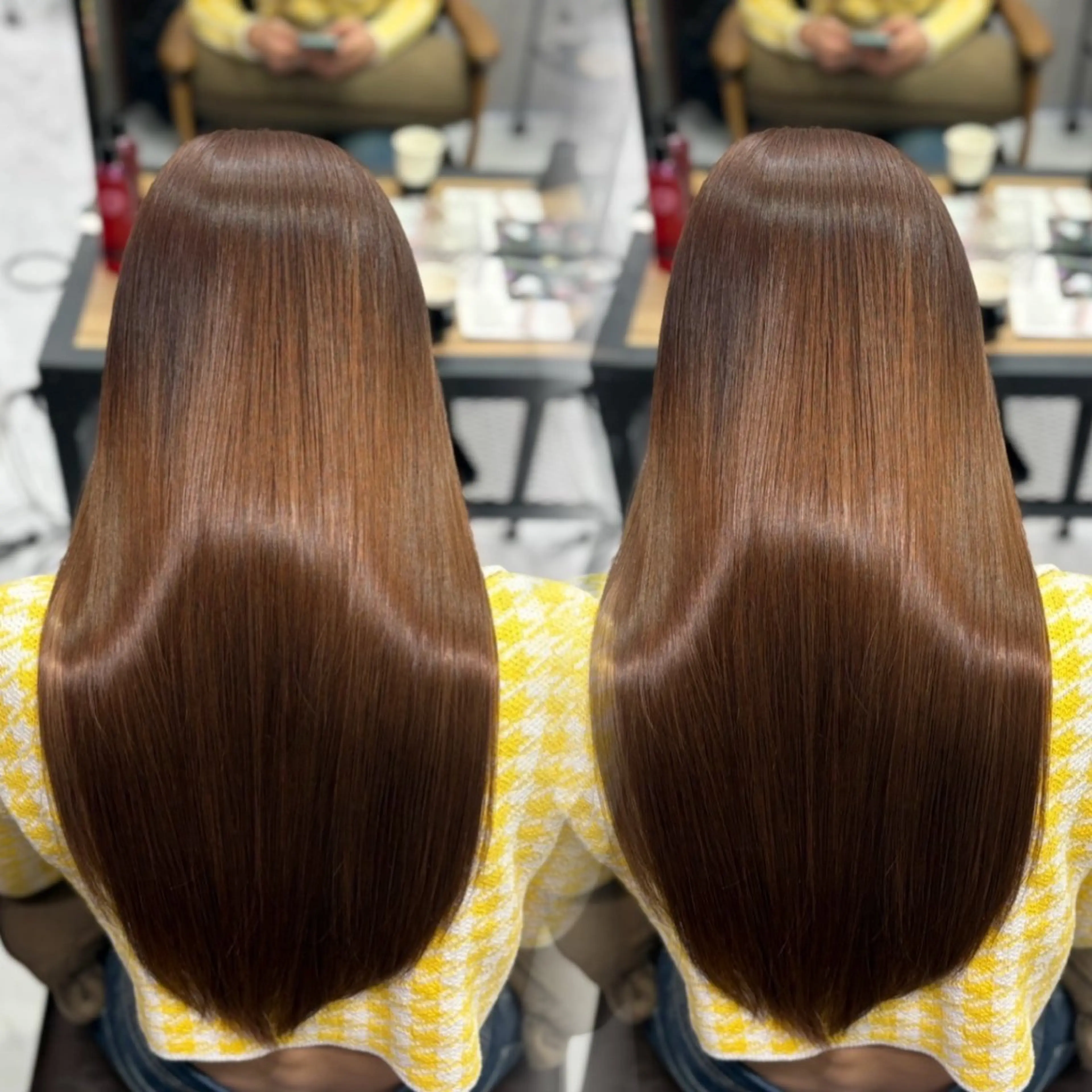 ロング 縮毛矯正 トリートメント RAF TOKYO 2nd 今泉店所属・RAF KAEDEのヘアスタイル