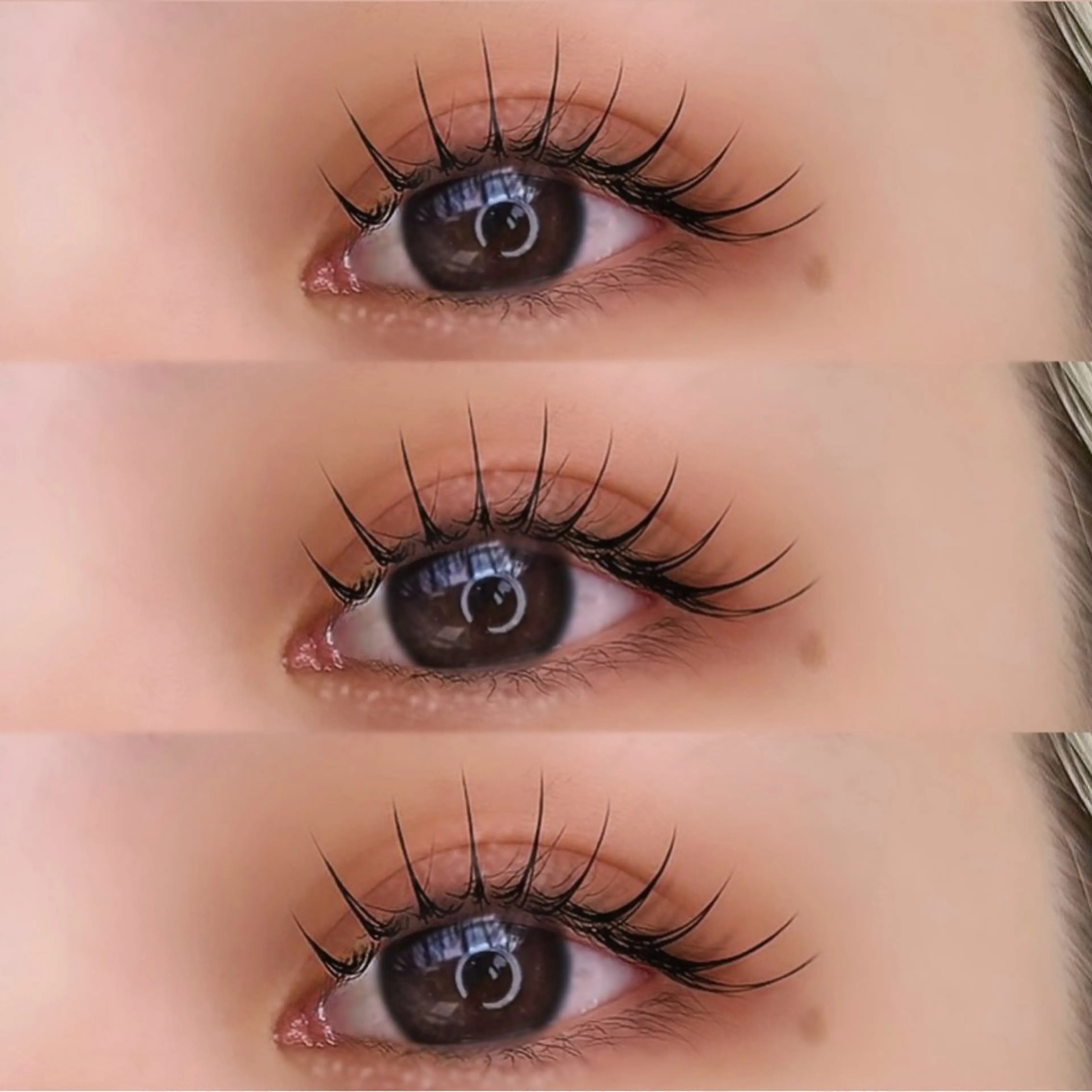 【日時指定💫】ご新規様💗フラットラッシュ100本オフなしのみ💗コーティング束仕上げ💎撮影モデルの写真