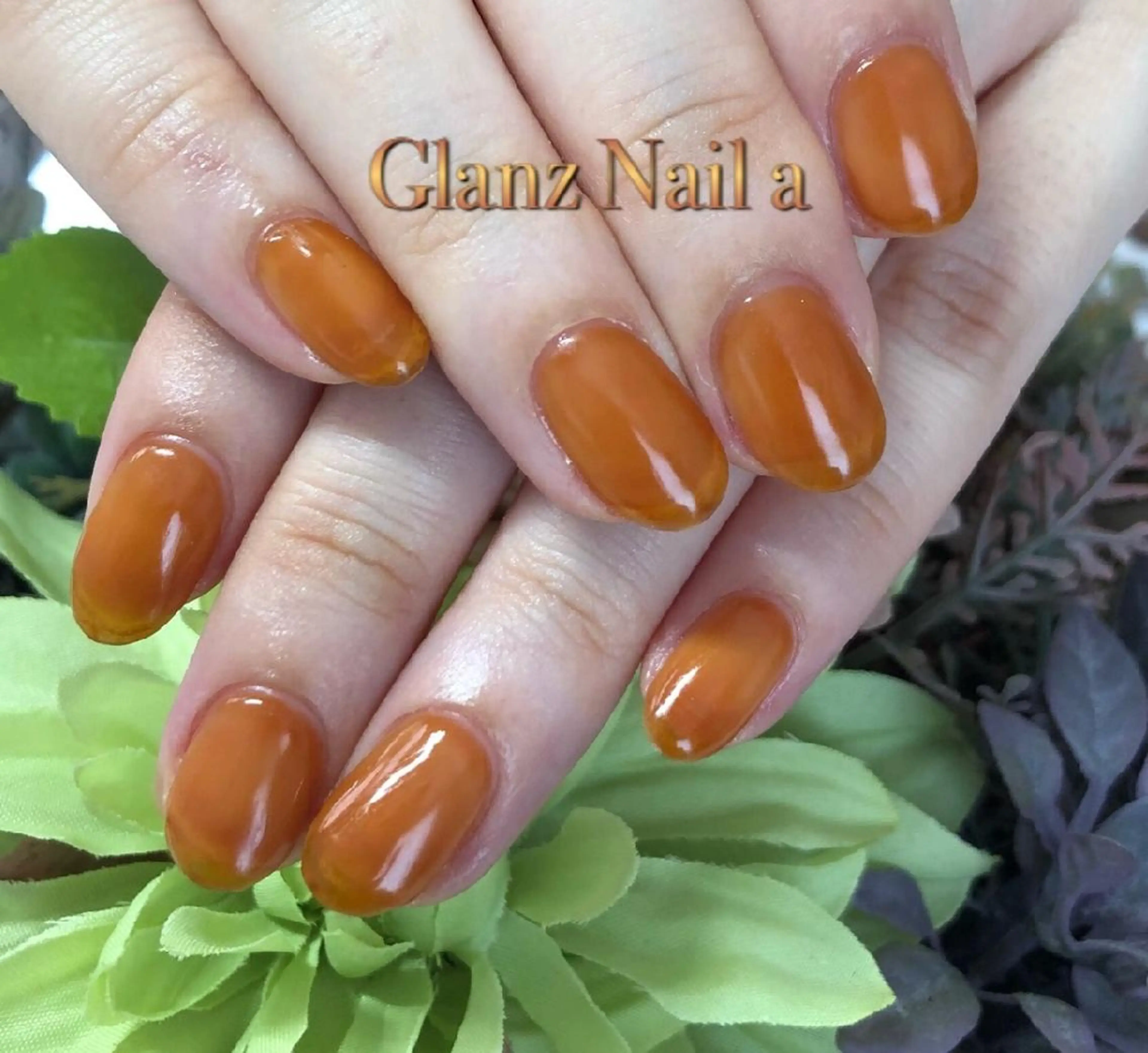 ネイル ワンカラーネイル Glanz  Nail aのネイルデザイン