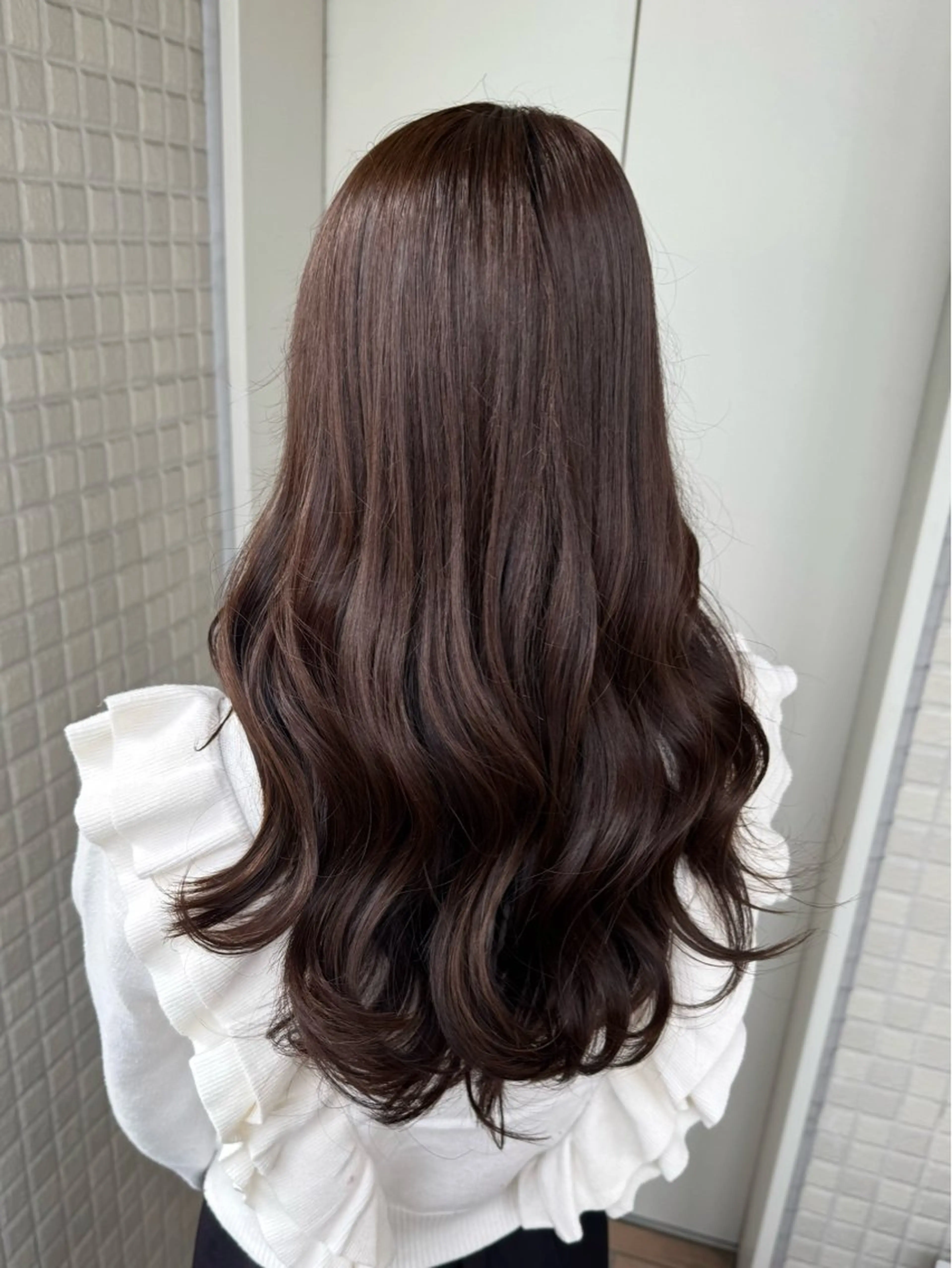 ロング カラー ベージュカラー ブラウンカラー 髪質改善 ロング トリートメント ヘアカラー 縮毛矯正/艶髪カラー /パーマ/ひふみ🌱のヘアスタイル