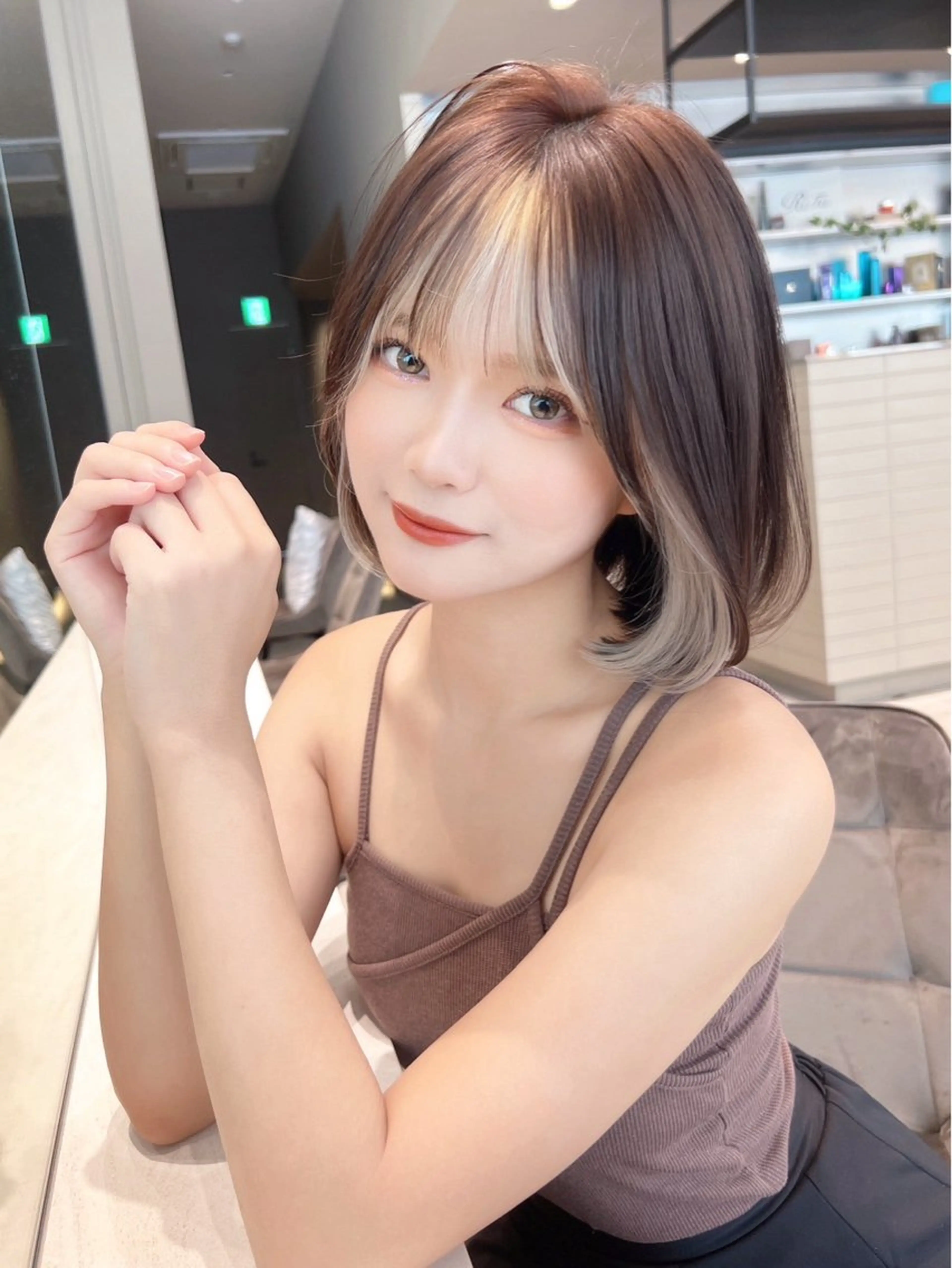 カラー ロンドクラン所属・廣永 優芽のヘアスタイル