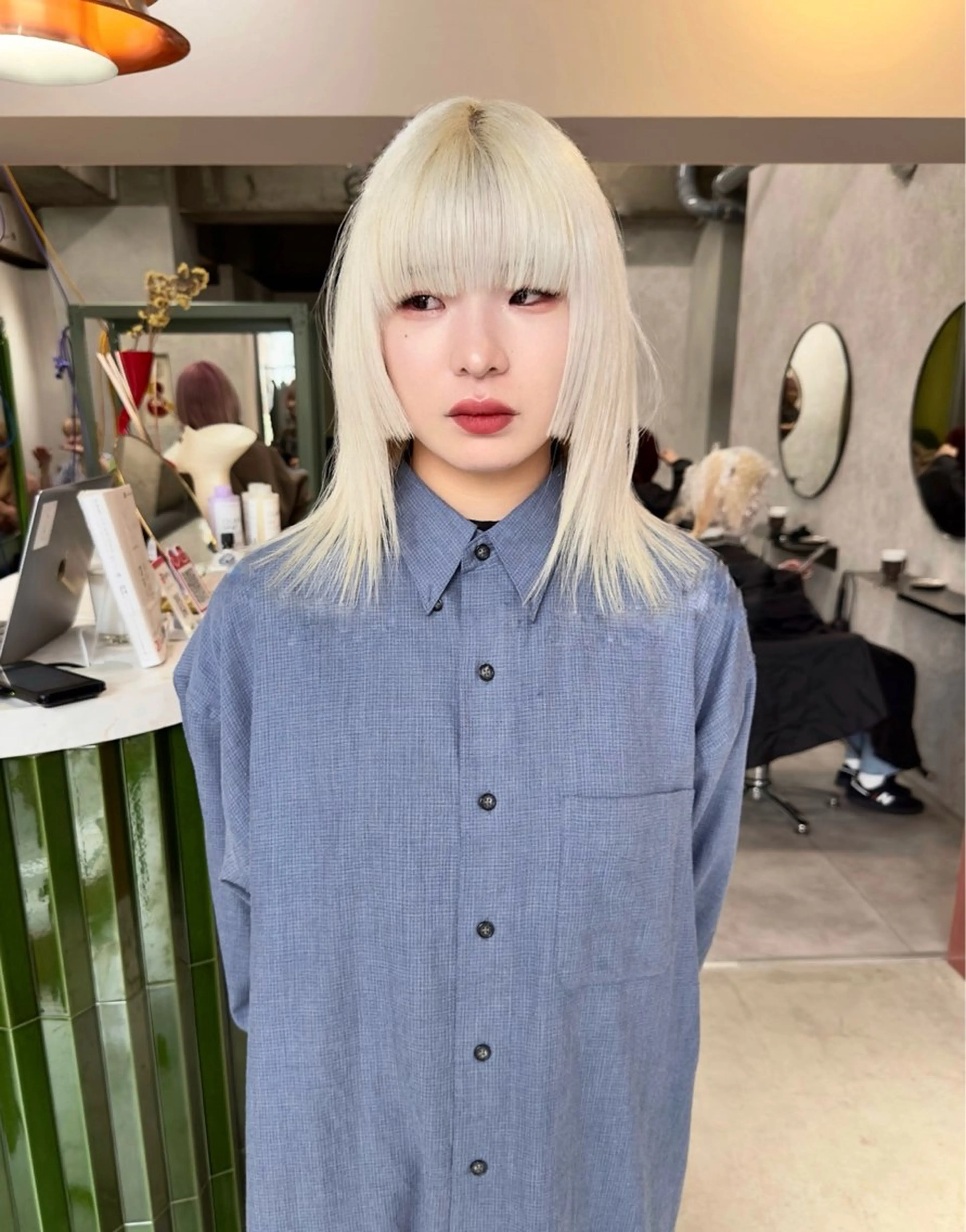 【何度でも使える】2ブリーチ＋カット+カラー+保湿トリートメントの写真