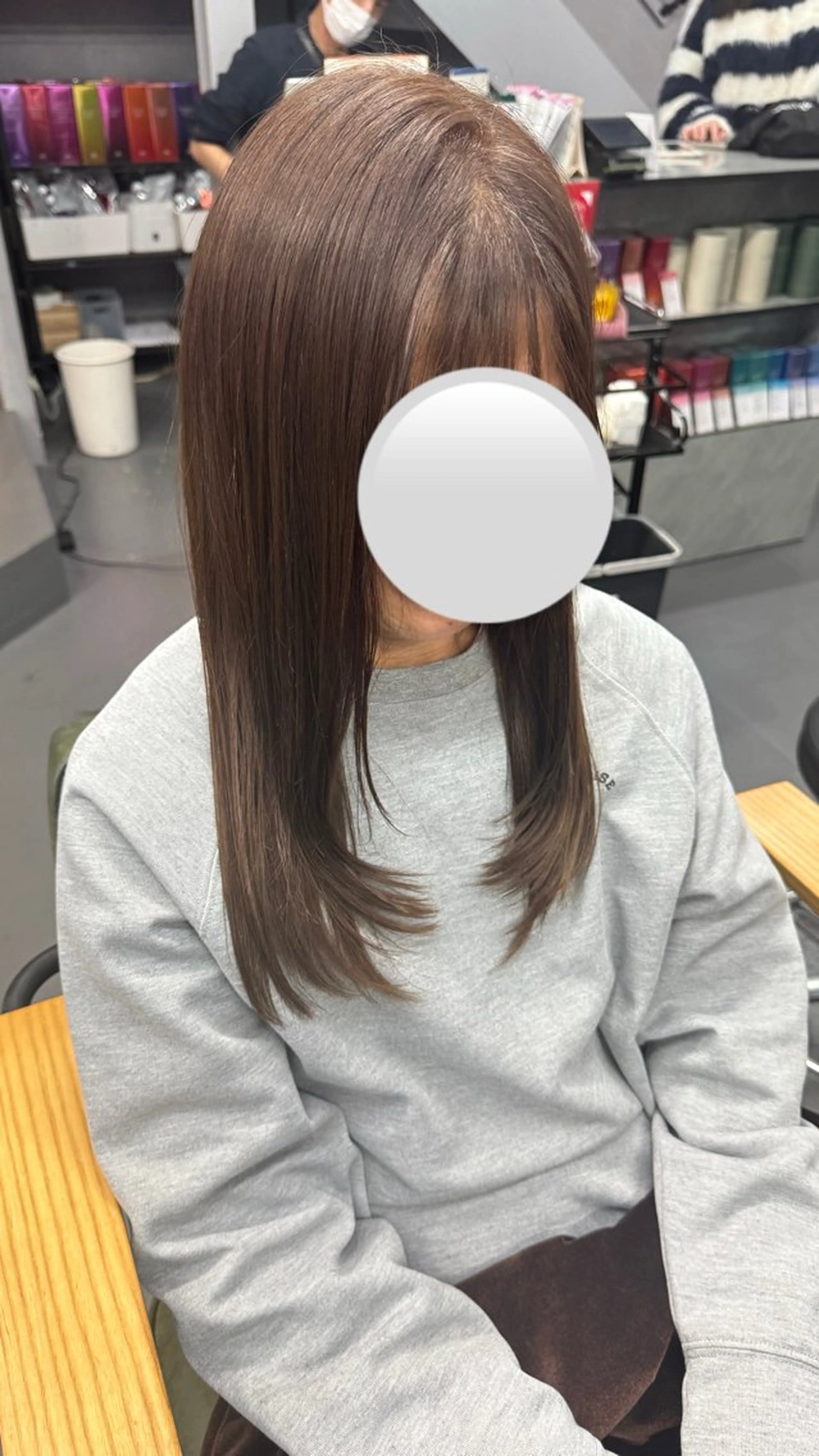ヘアカラー トリートメント 籔上 凜のヘアスタイル