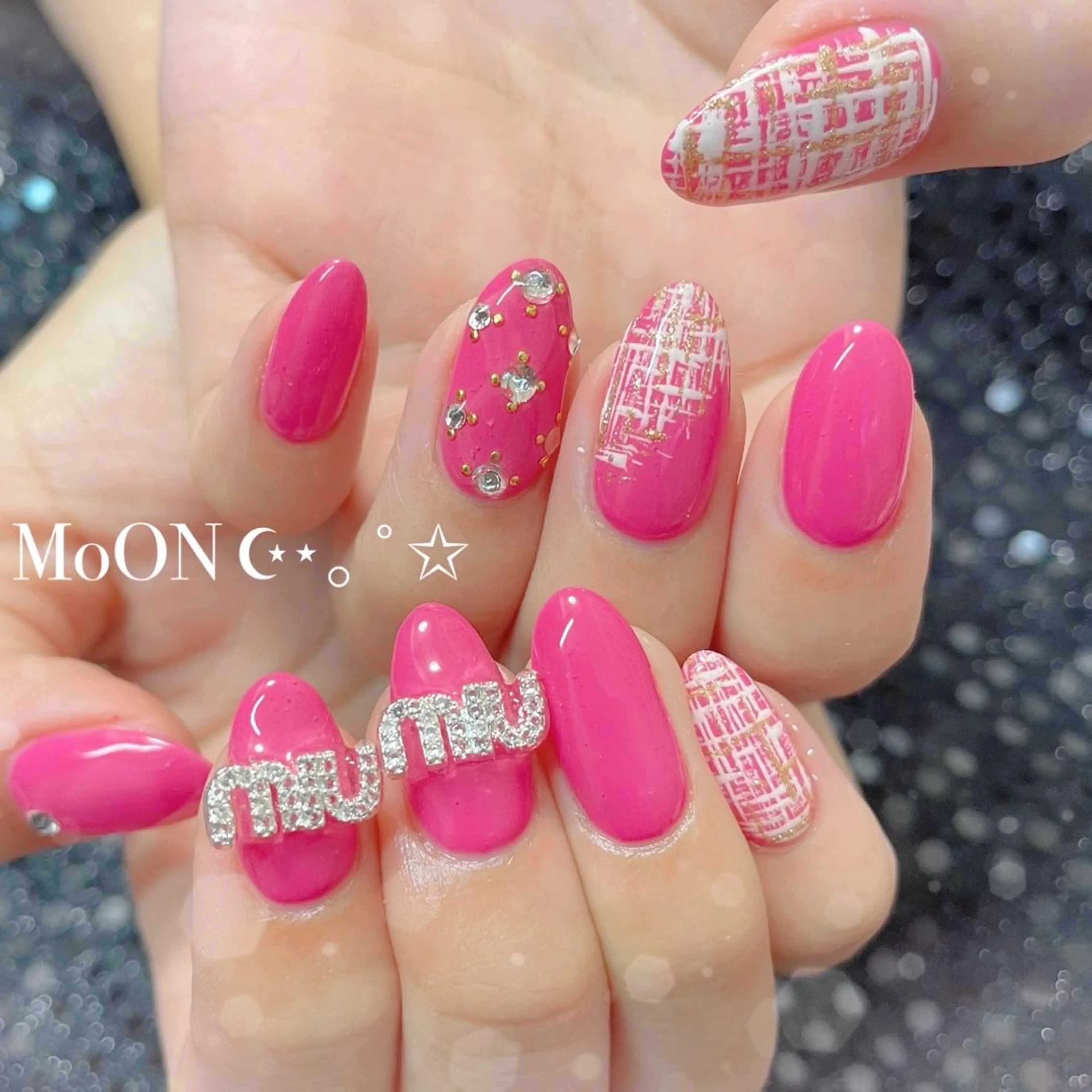 ネイル ハンドネイル ハンドケア MoON...❤︎ MeGuのネイルデザイン