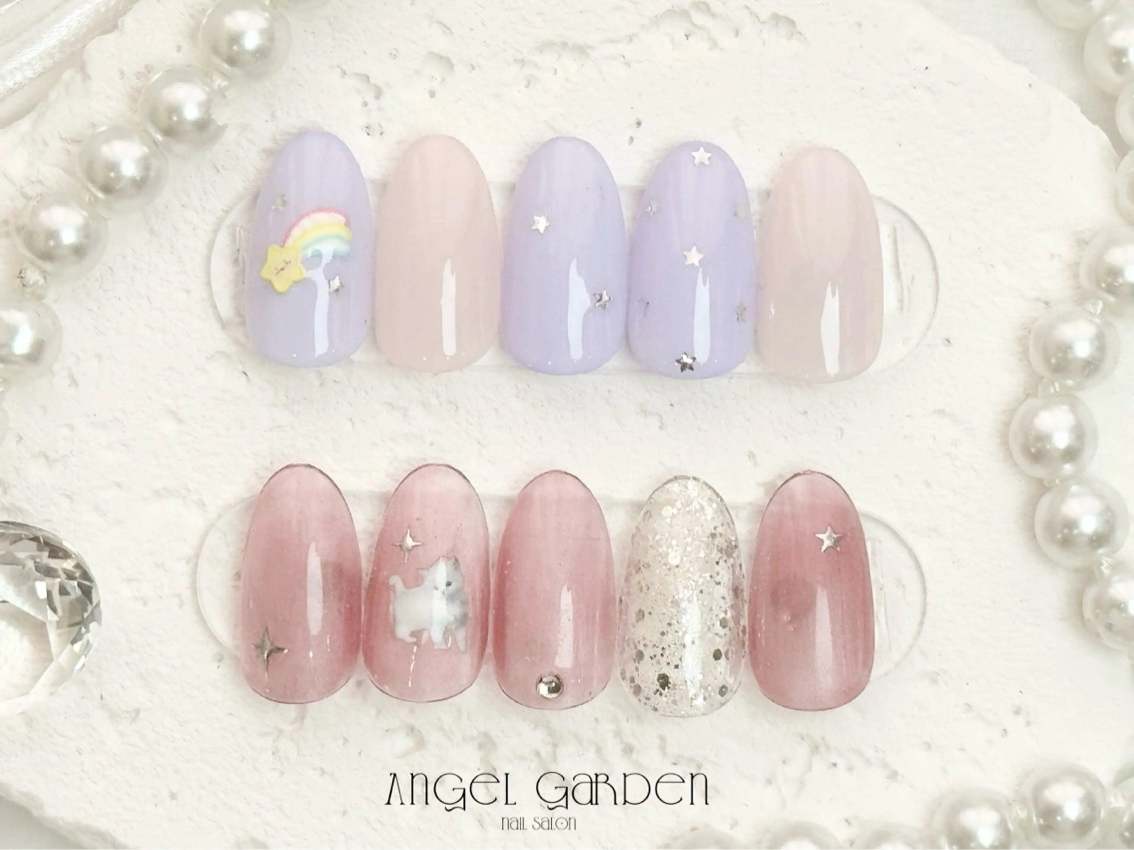 ネイル ハンドネイル Angel Gardenのネイルデザイン