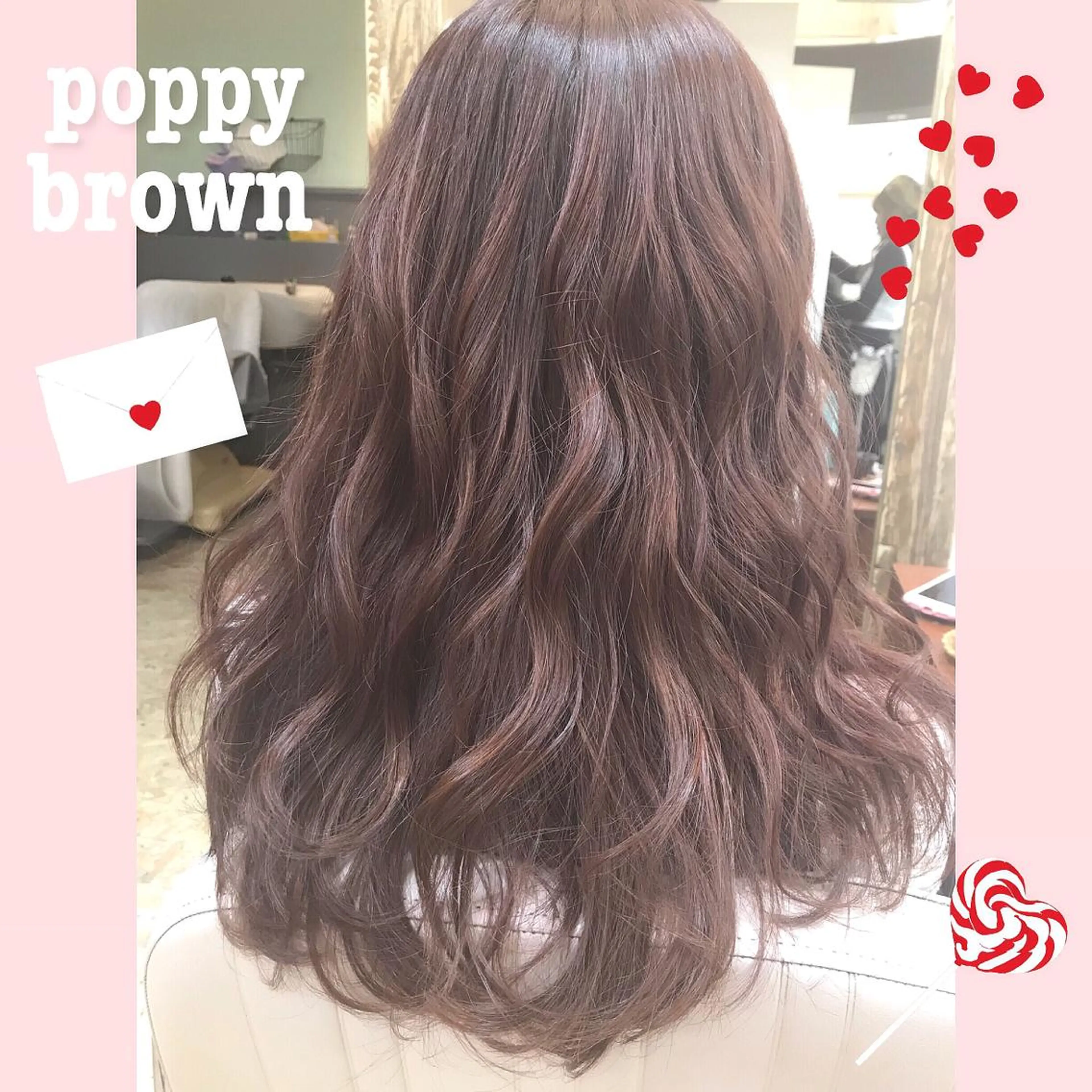ロング カラー 💘カラー人気Ｎｏ. １💘SAYAのヘアスタイル