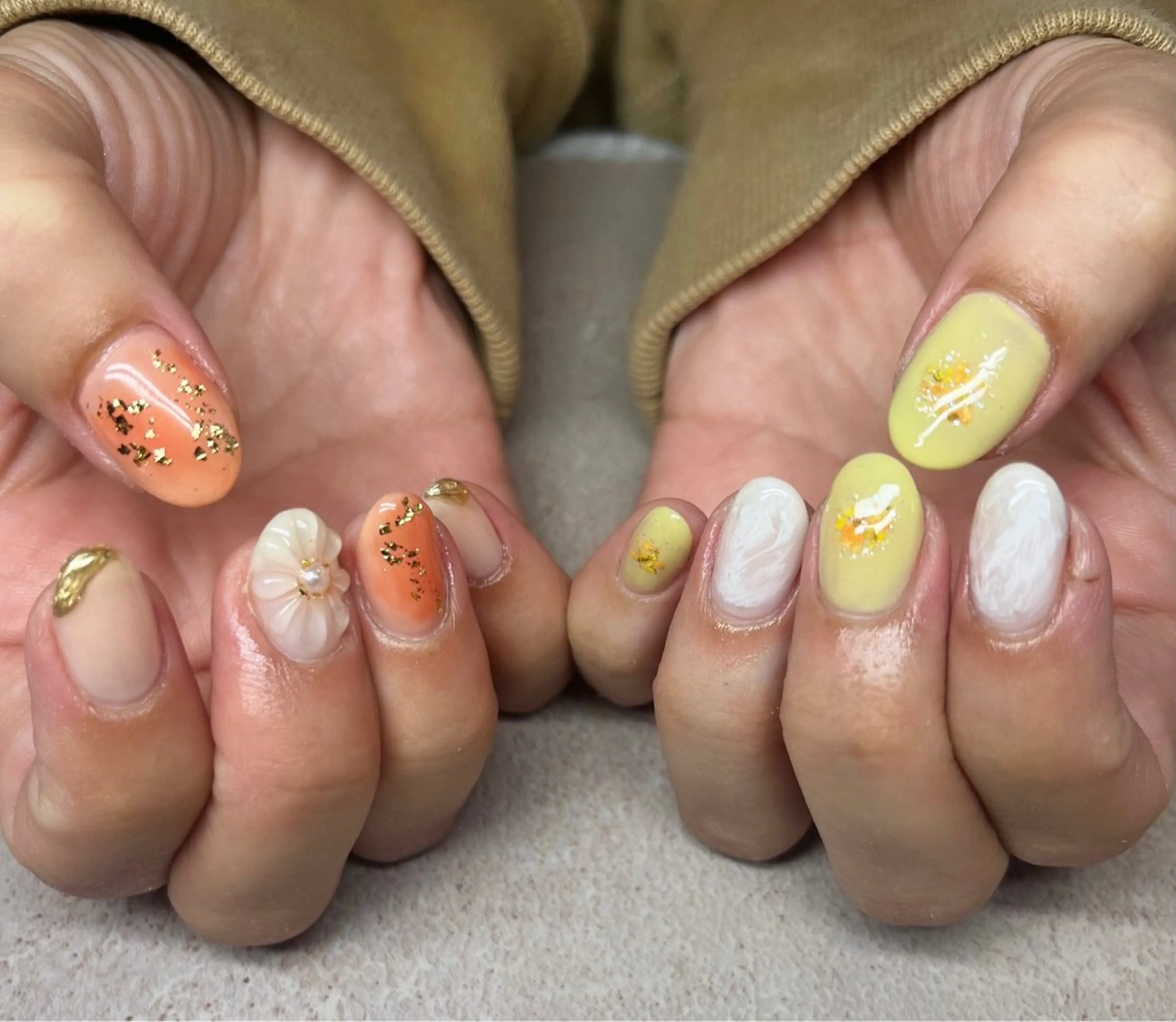 ネイル 春ネイル ハンドネイル HazeGrass NAILのネイルデザイン