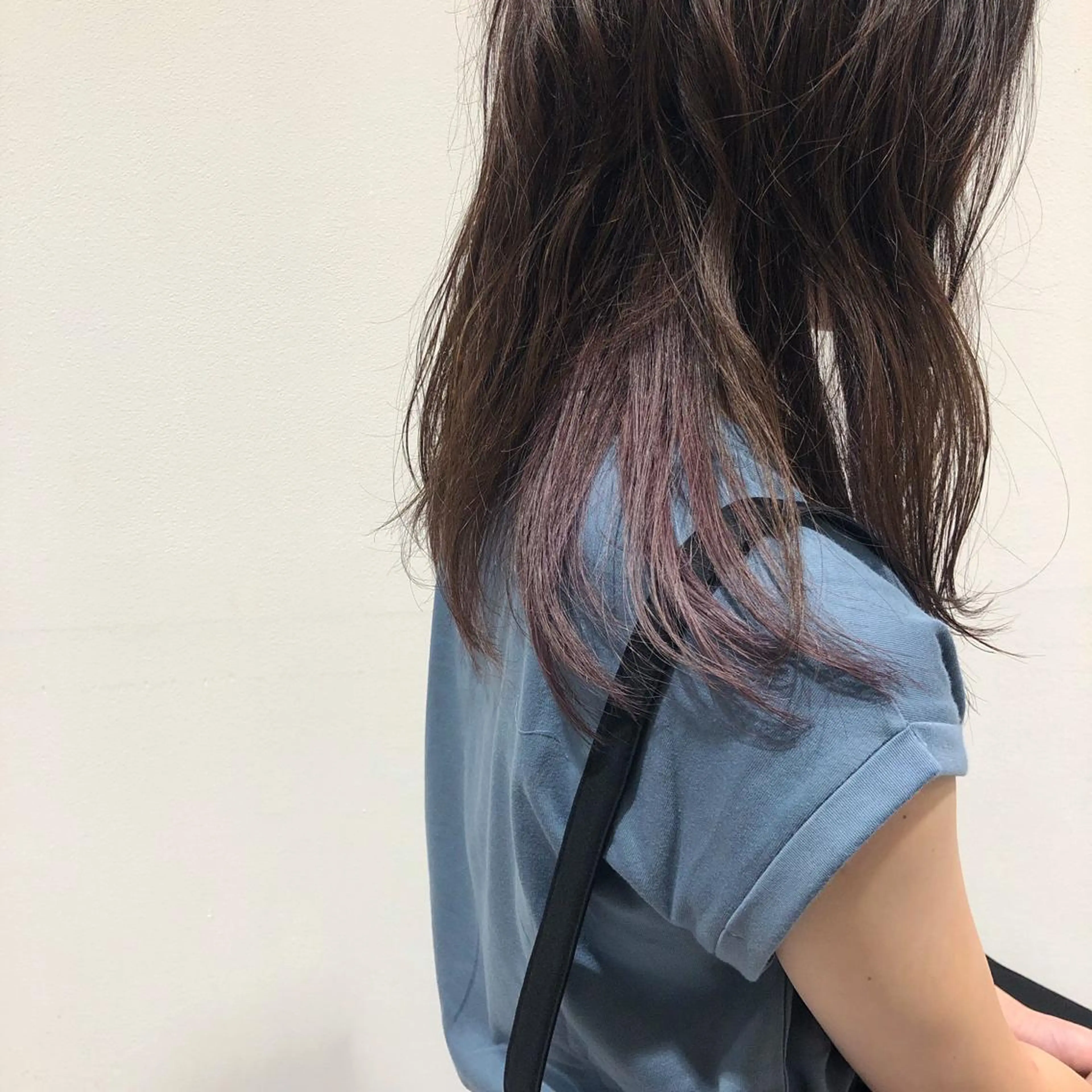 セミロング カラー インナーカラー ピンクカラー wカラー 指名No1かけるのヘアスタイル
