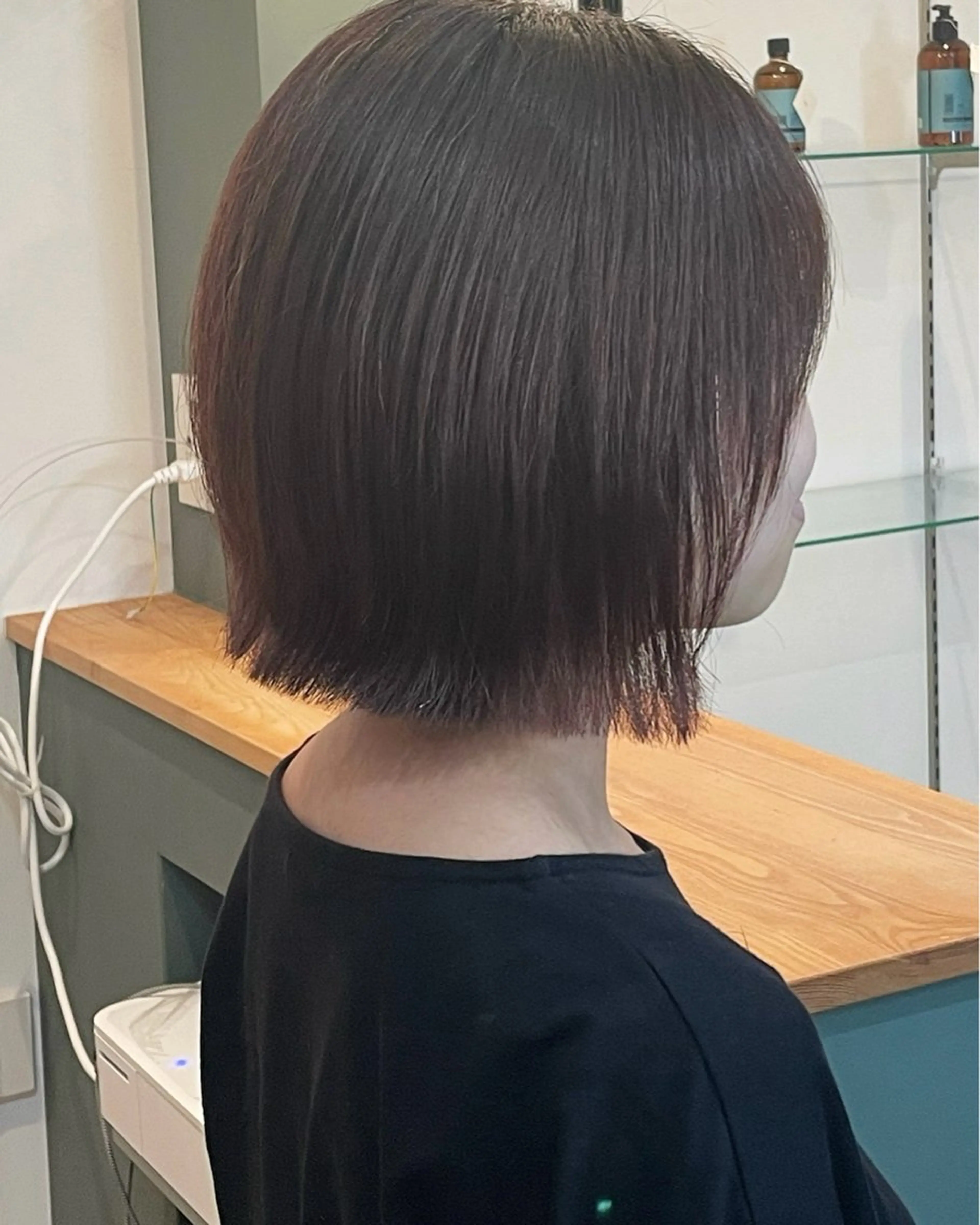 ミディアム ボブレイヤー ボブ レイヤーカット Bella Salon所属・福井 悠のヘアスタイル