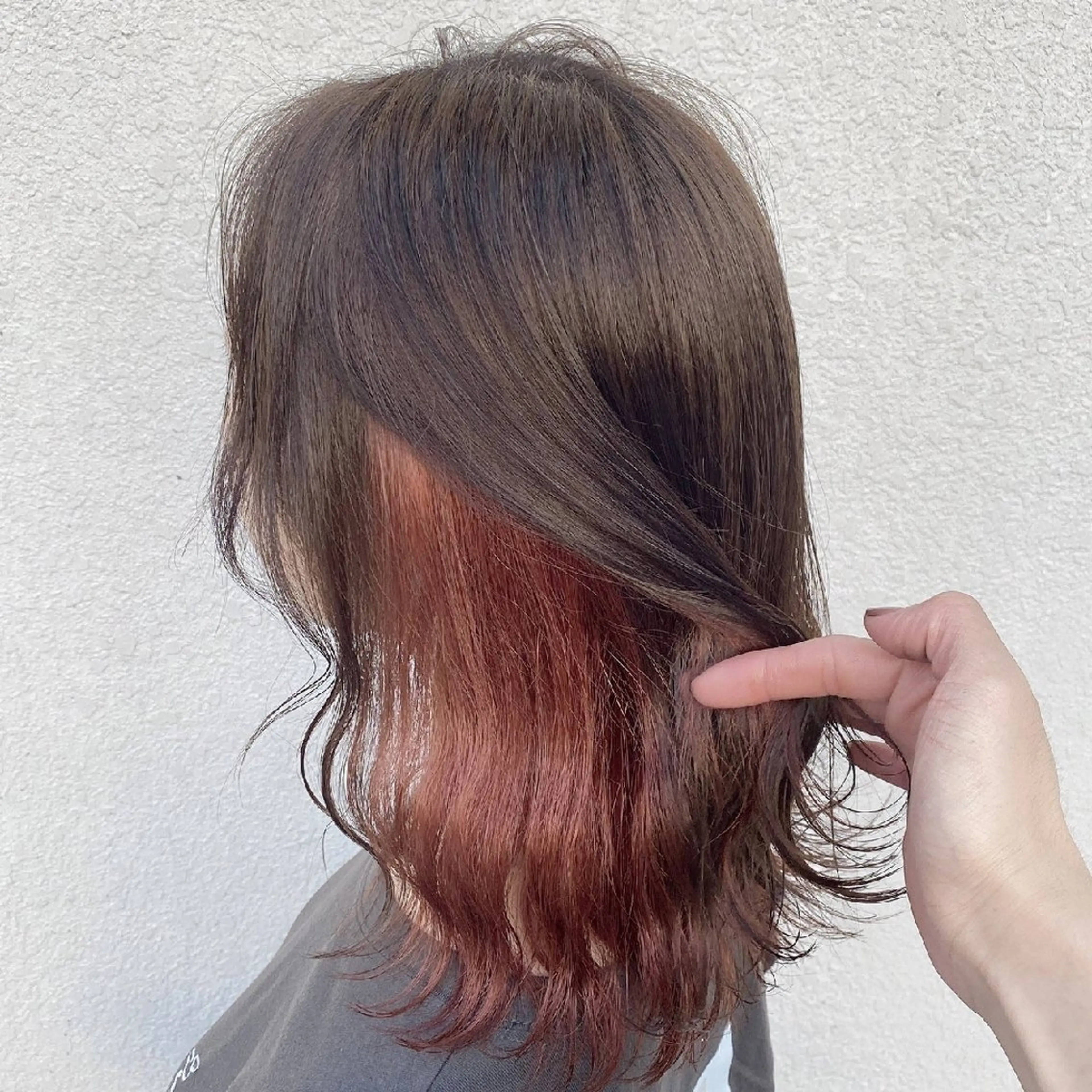 セミロング ヘアアレンジ カラー 公式PARADE💐 池袋💐のヘアスタイル