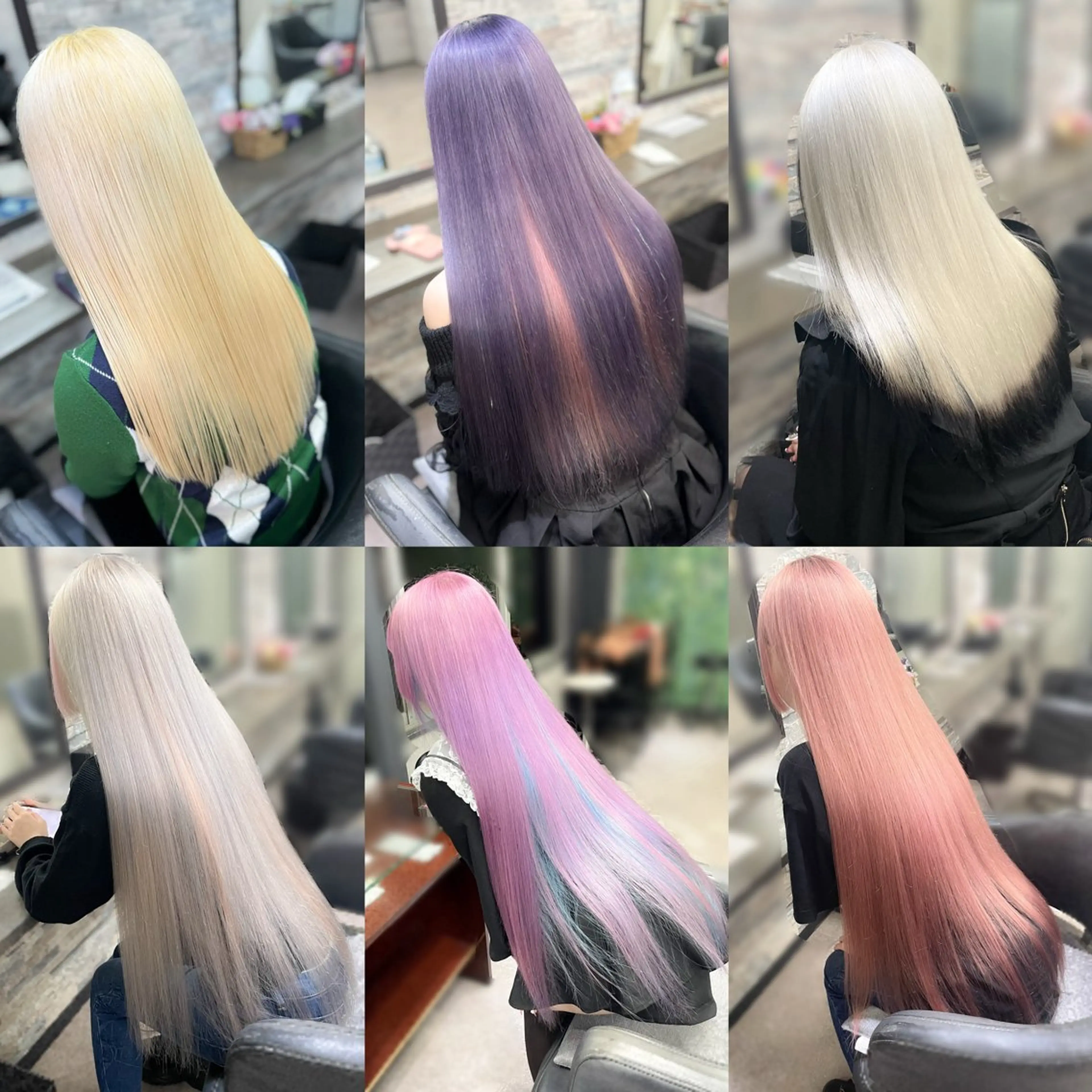 ロング カラー ハイトーンエクステ 🎩カズキ🎩のヘアスタイル