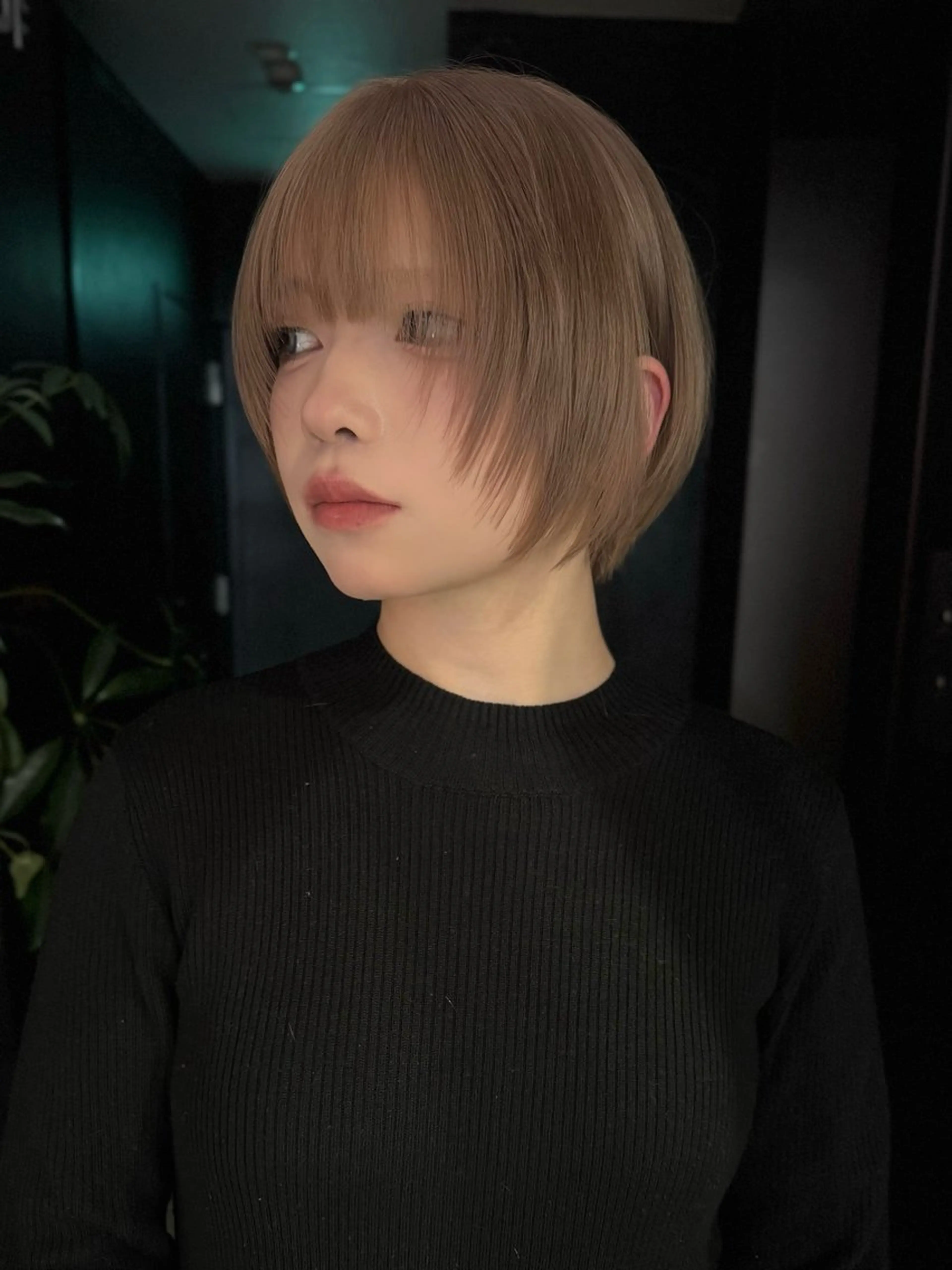 ショート 🐯ミルクティーベー ジュ/大雅🐯のヘアスタイル