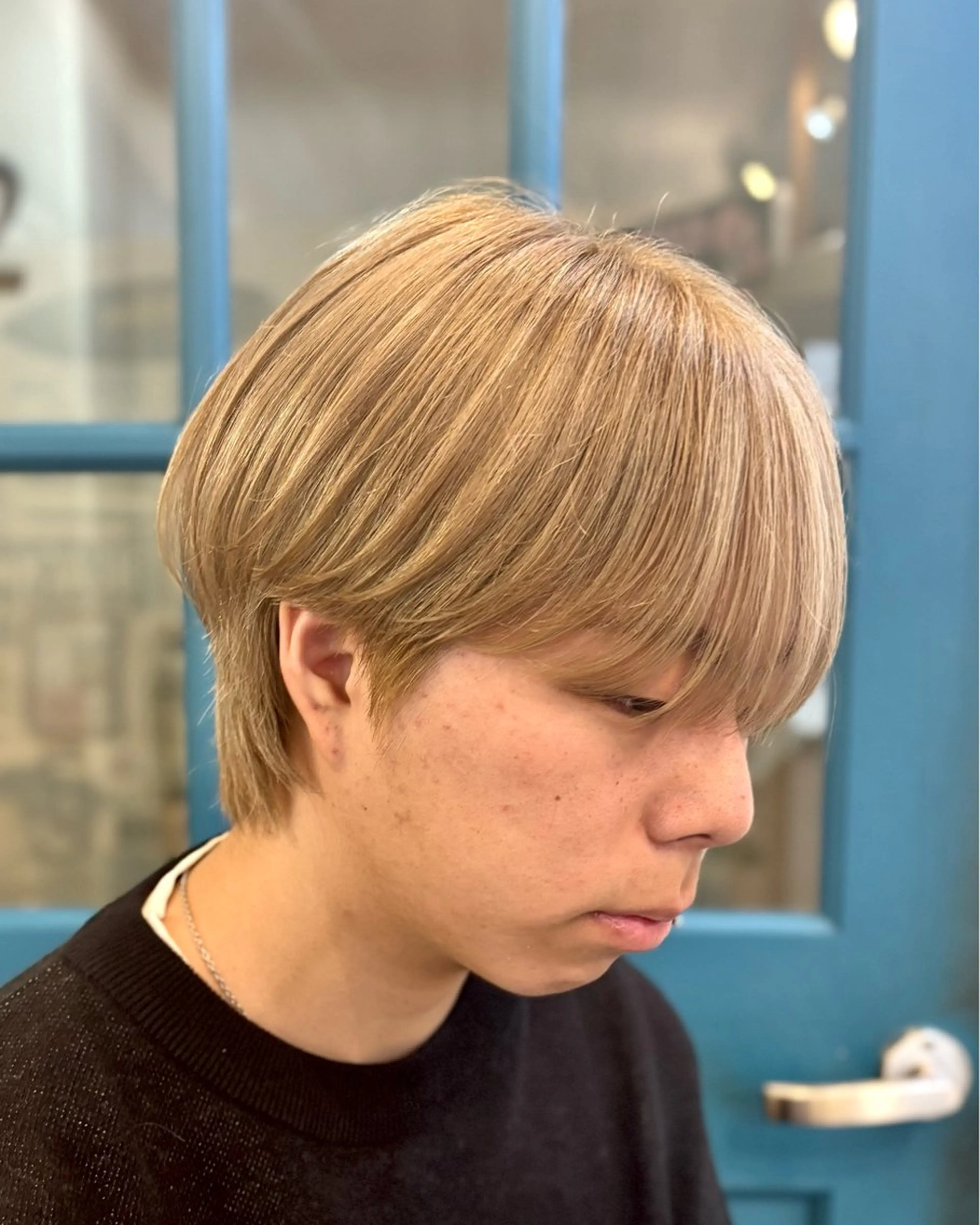 平日新規のみ🤫ショートorメンズ限定カット&ケアブリーチダブルカラー&最高級トリートメント💕の写真