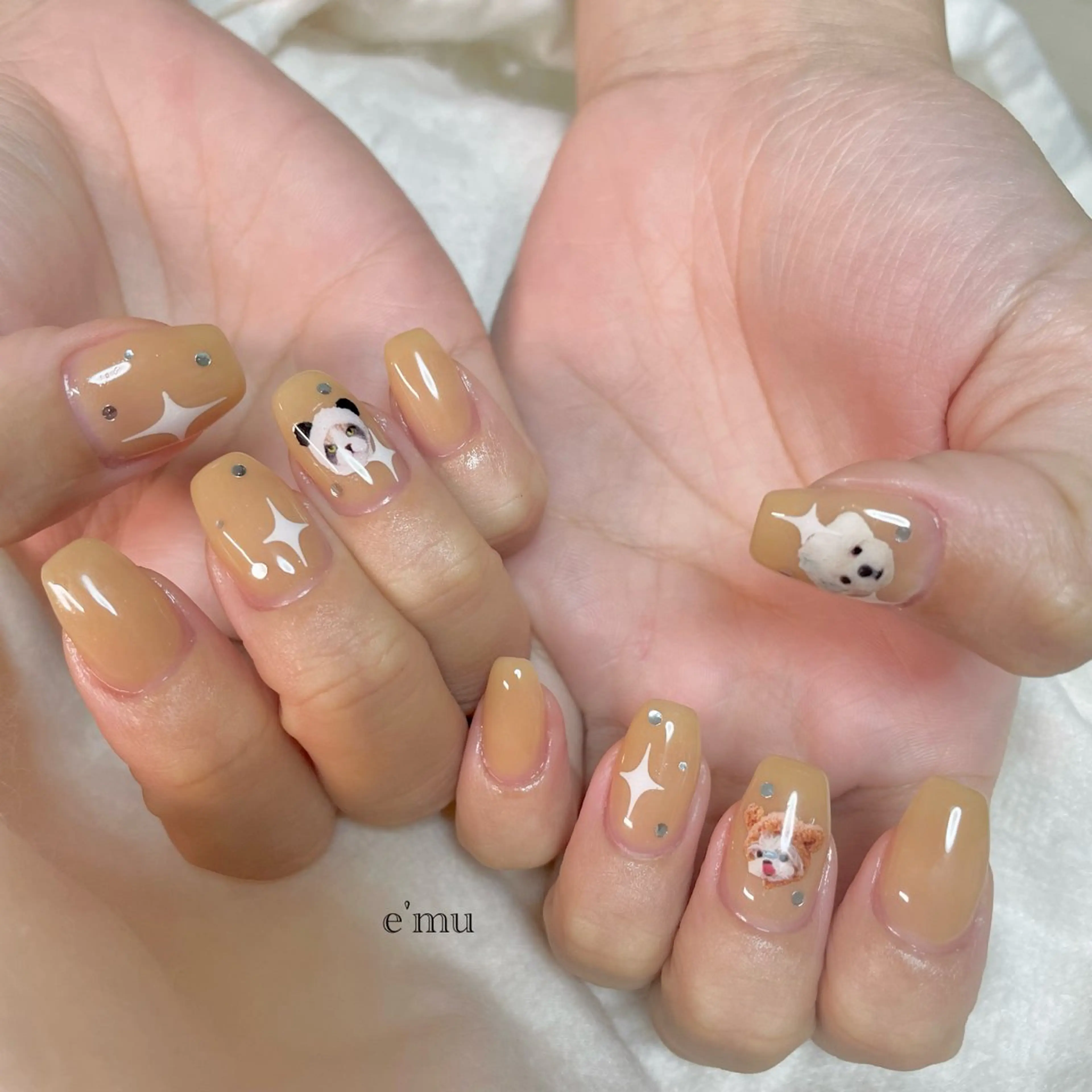 ネイル 韓国ネイル ハンドネイル nail salon e'mu💐のネイルデザイン