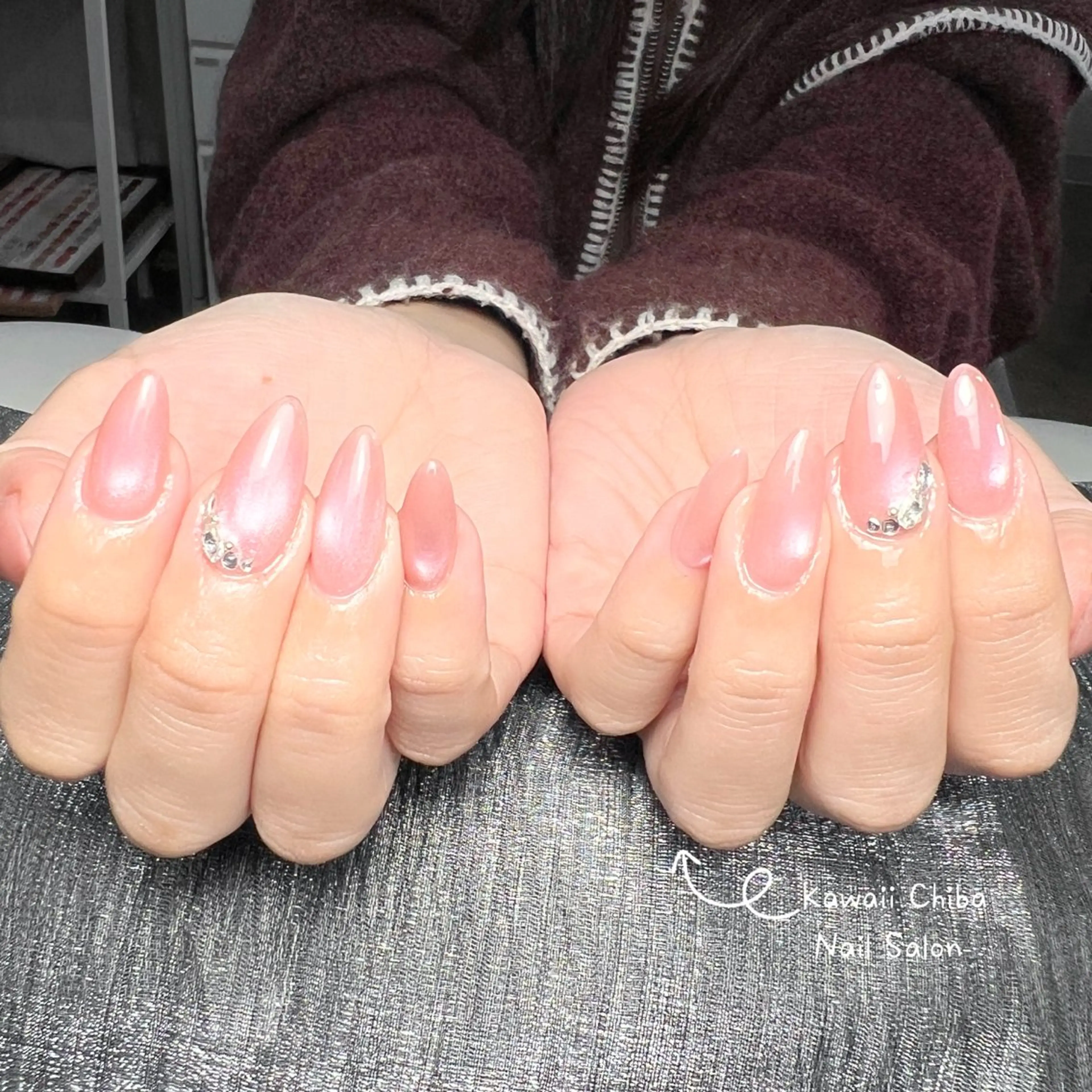 ネイル 韓国ネイル ワンホンネイル ハンドネイル Kawaii _Nailのネイルデザイン