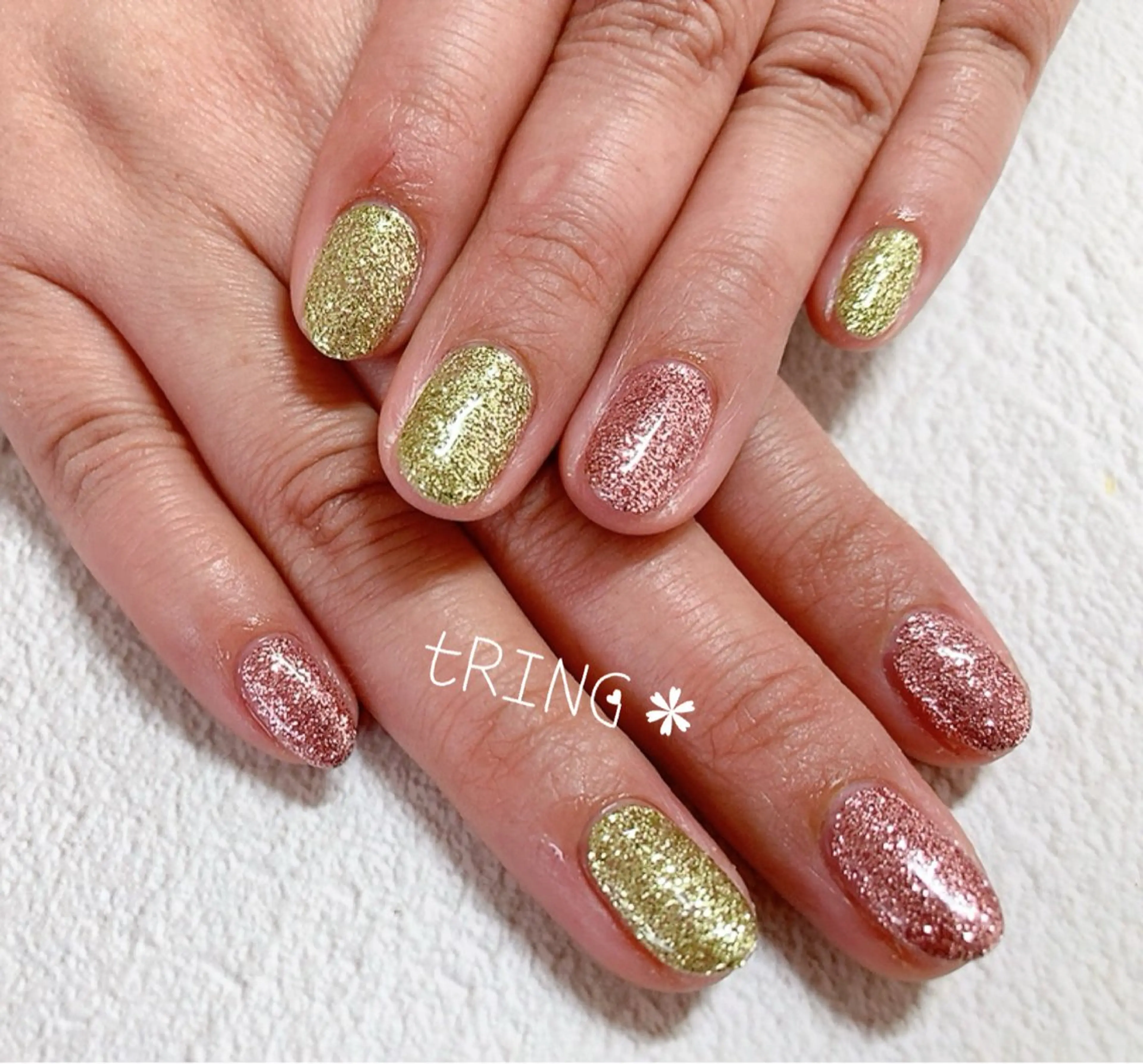 ネイル ハンドネイル tRING＊ しいの木台のネイルデザイン