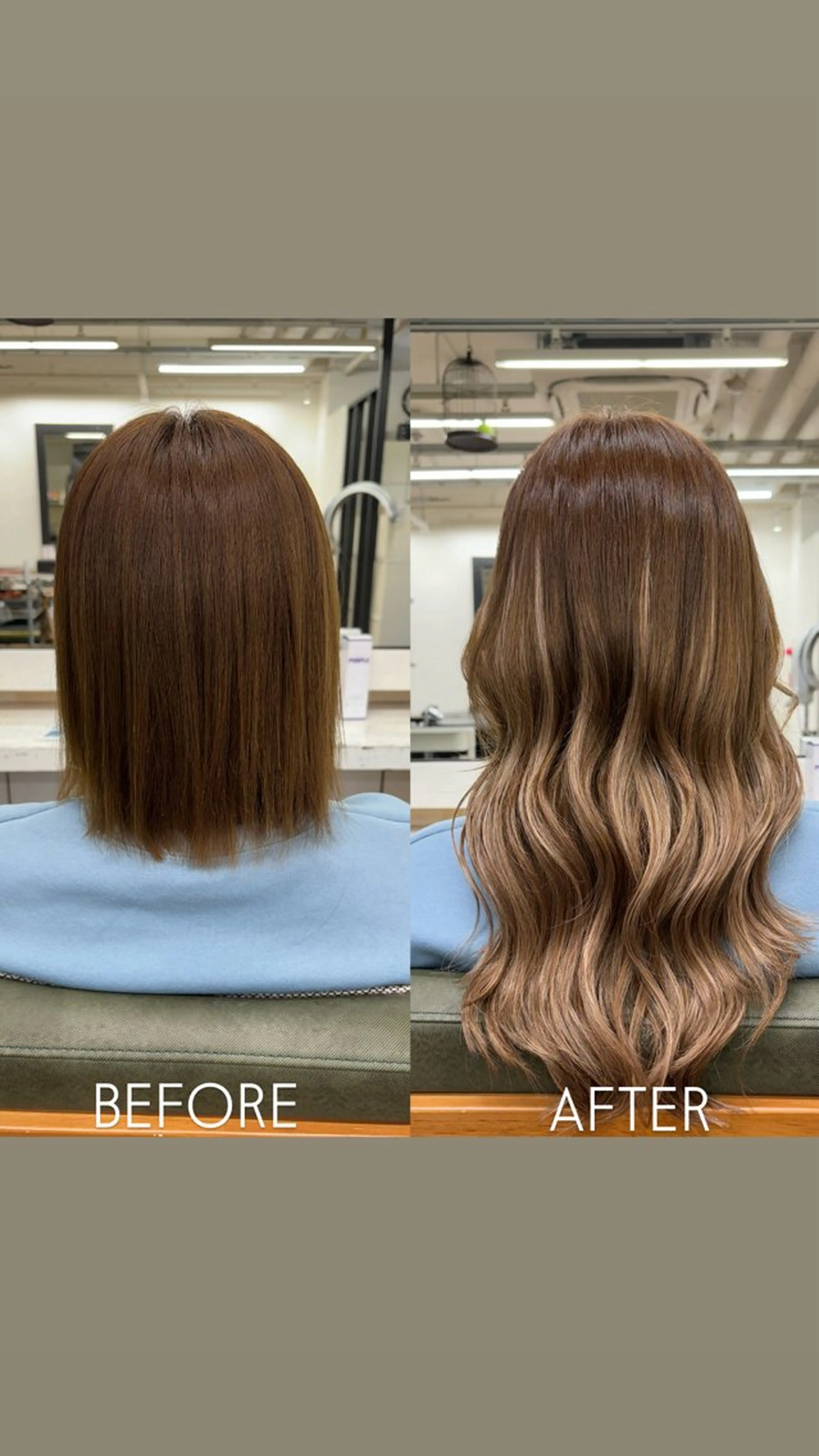 ヘアカラー エクステ 香野 優子のヘアスタイル