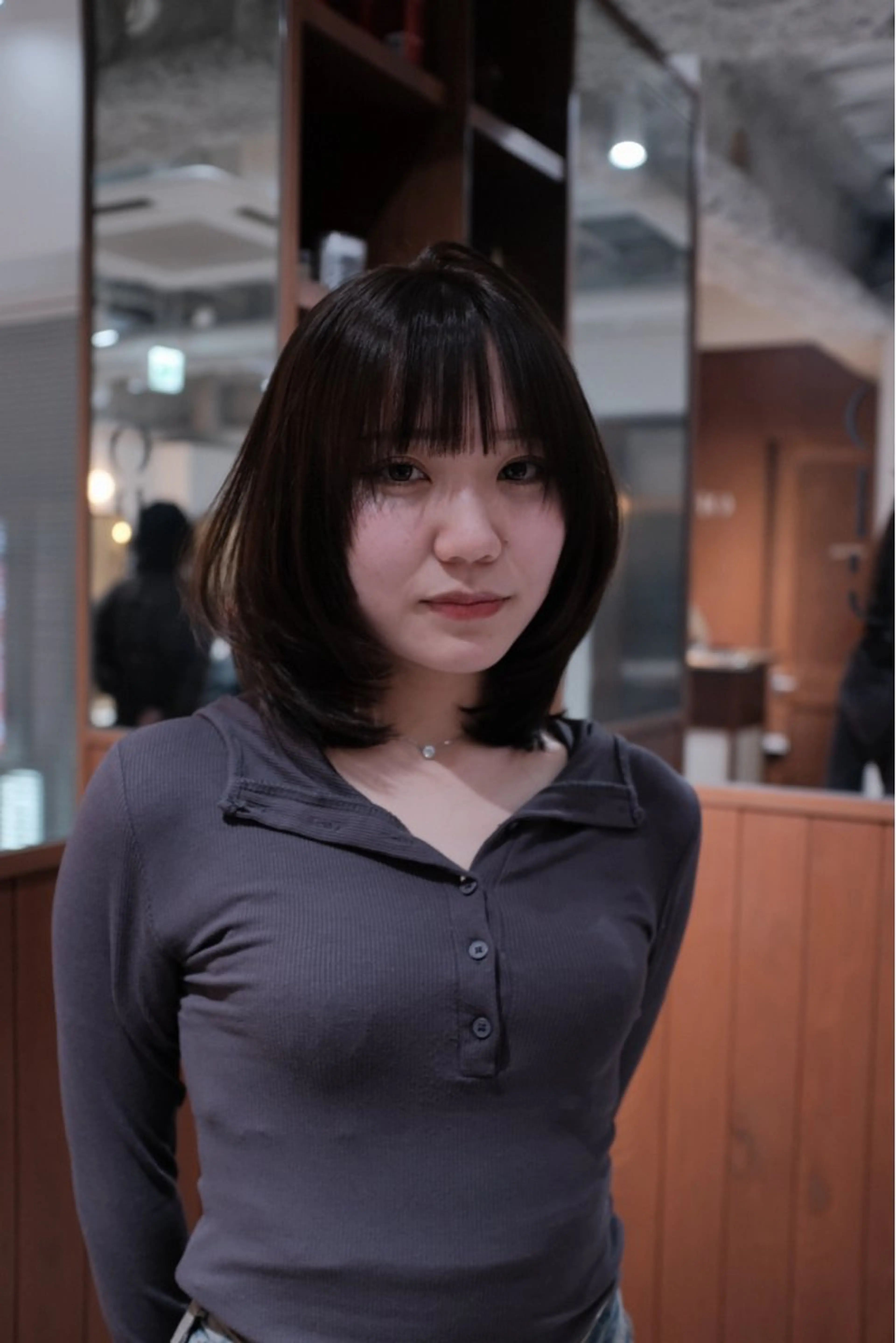 ミディアム カット ヘアカラー 🐶メンズカット SYUMA🐶のヘアスタイル