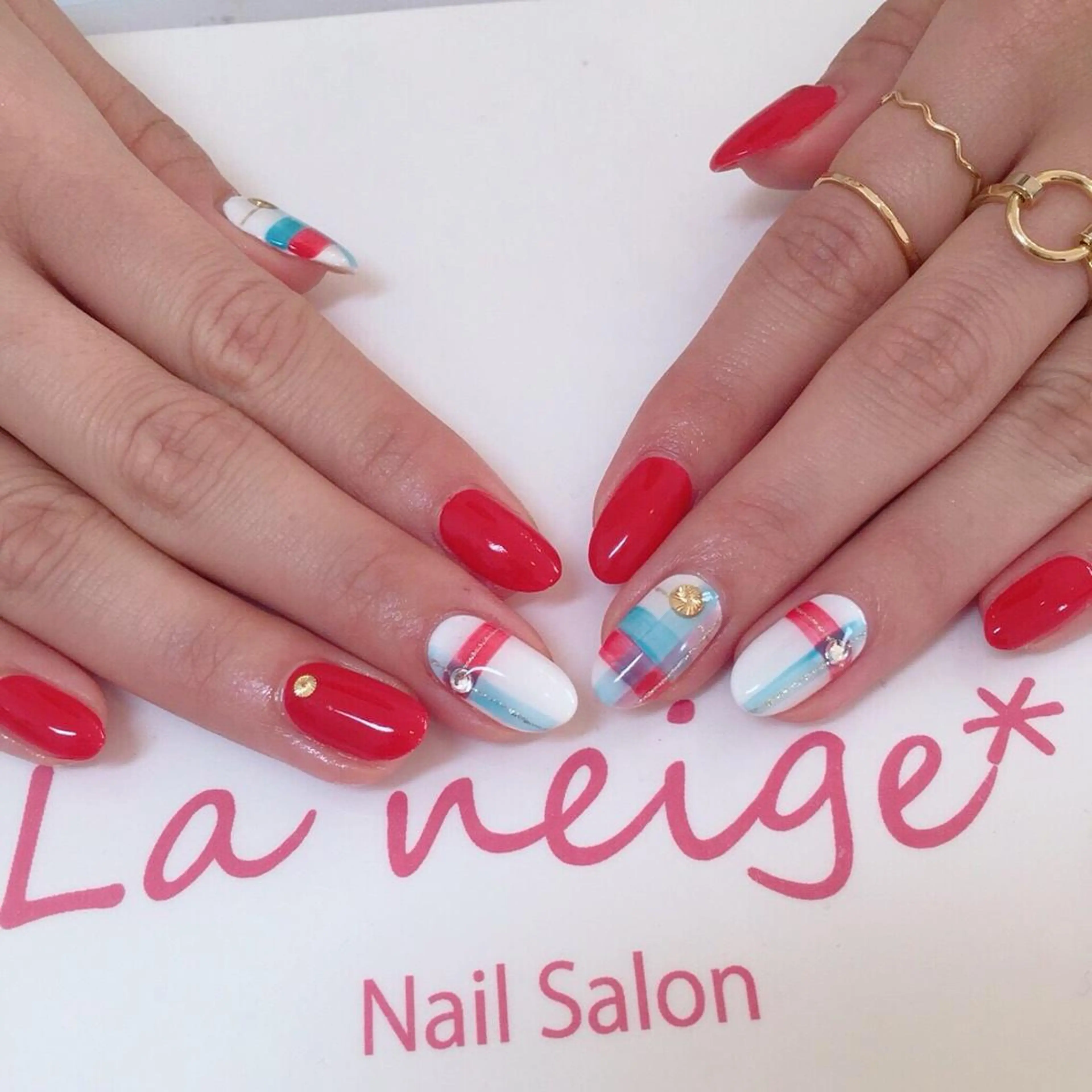 ネイル La neige* yuki 🥯🍑のネイルデザイン