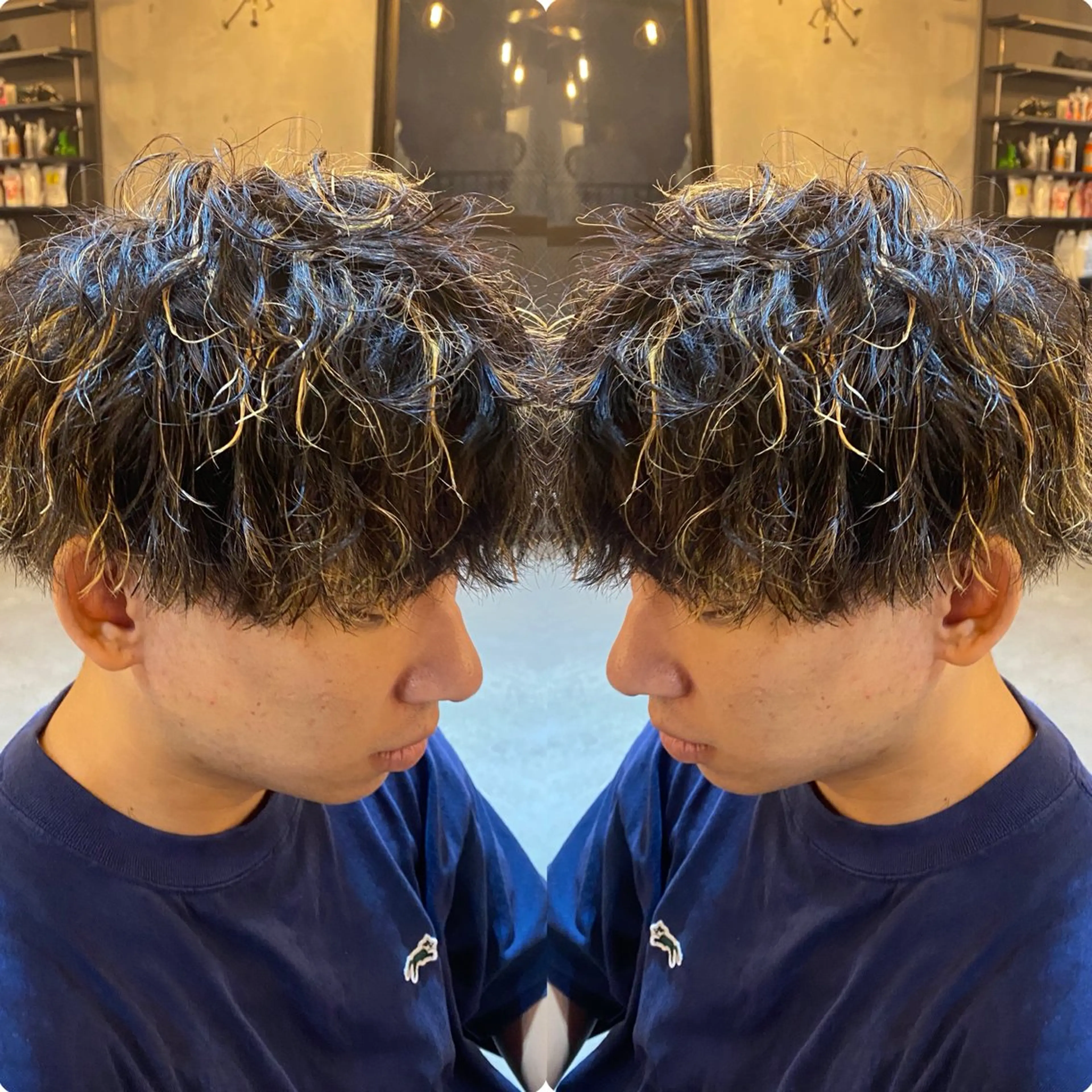 ミディアム 👑曲がる縮毛矯正 /パーマ👑ショウのヘアスタイル