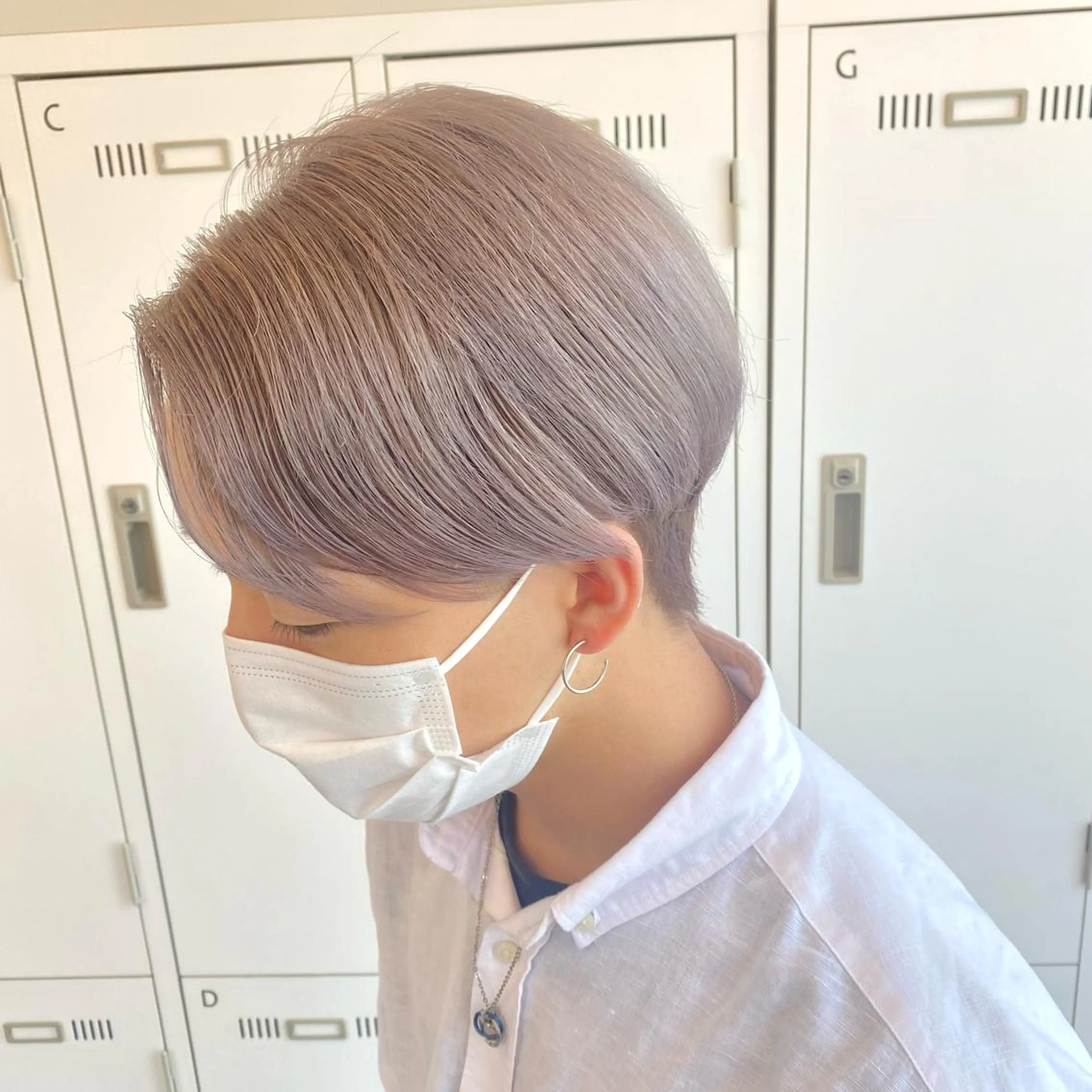 men's限定👦🏻ブリーチ+アディクシーカラー+カットの写真