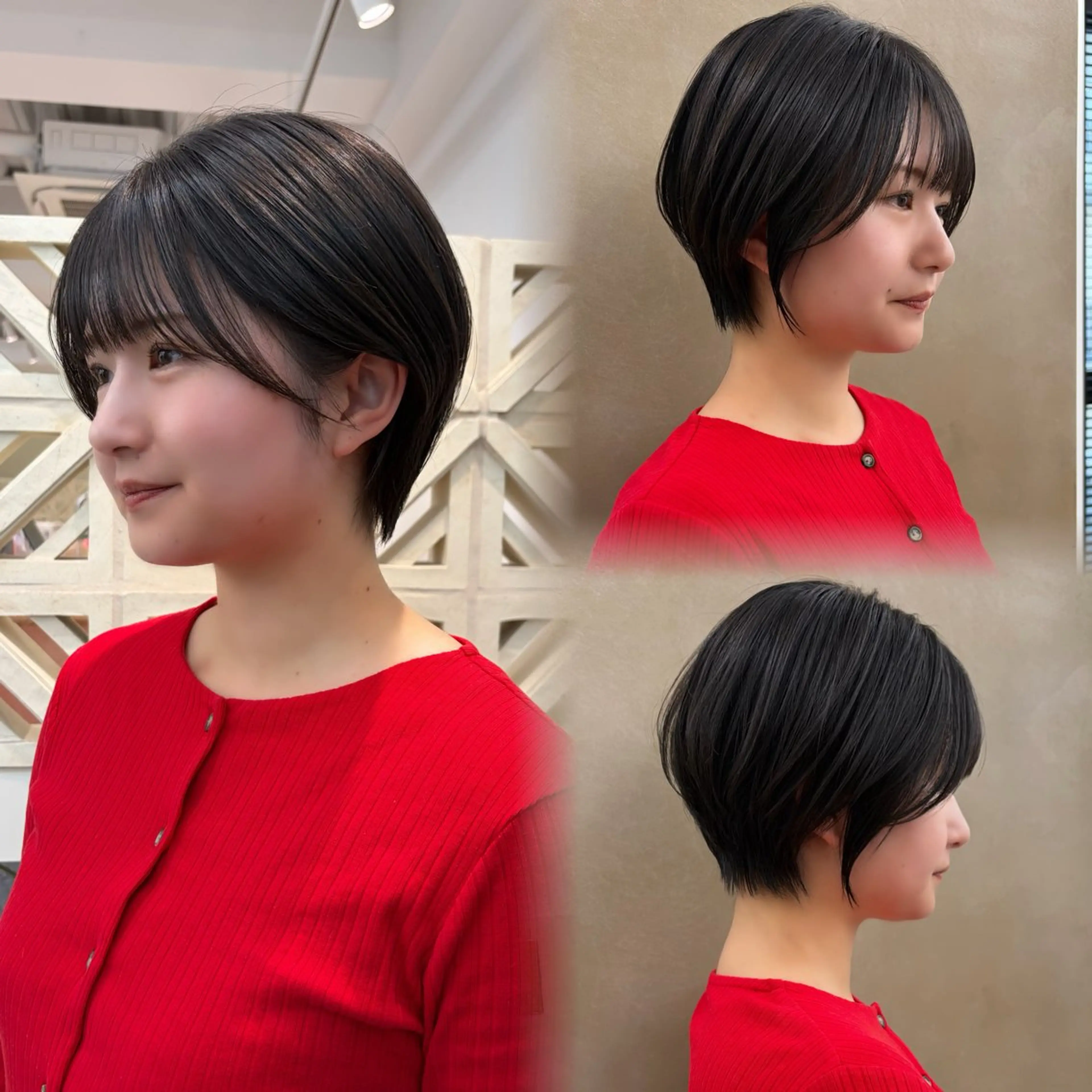 ショート くびれヘア ショートヘア カット 伊藤 優里のヘアスタイル