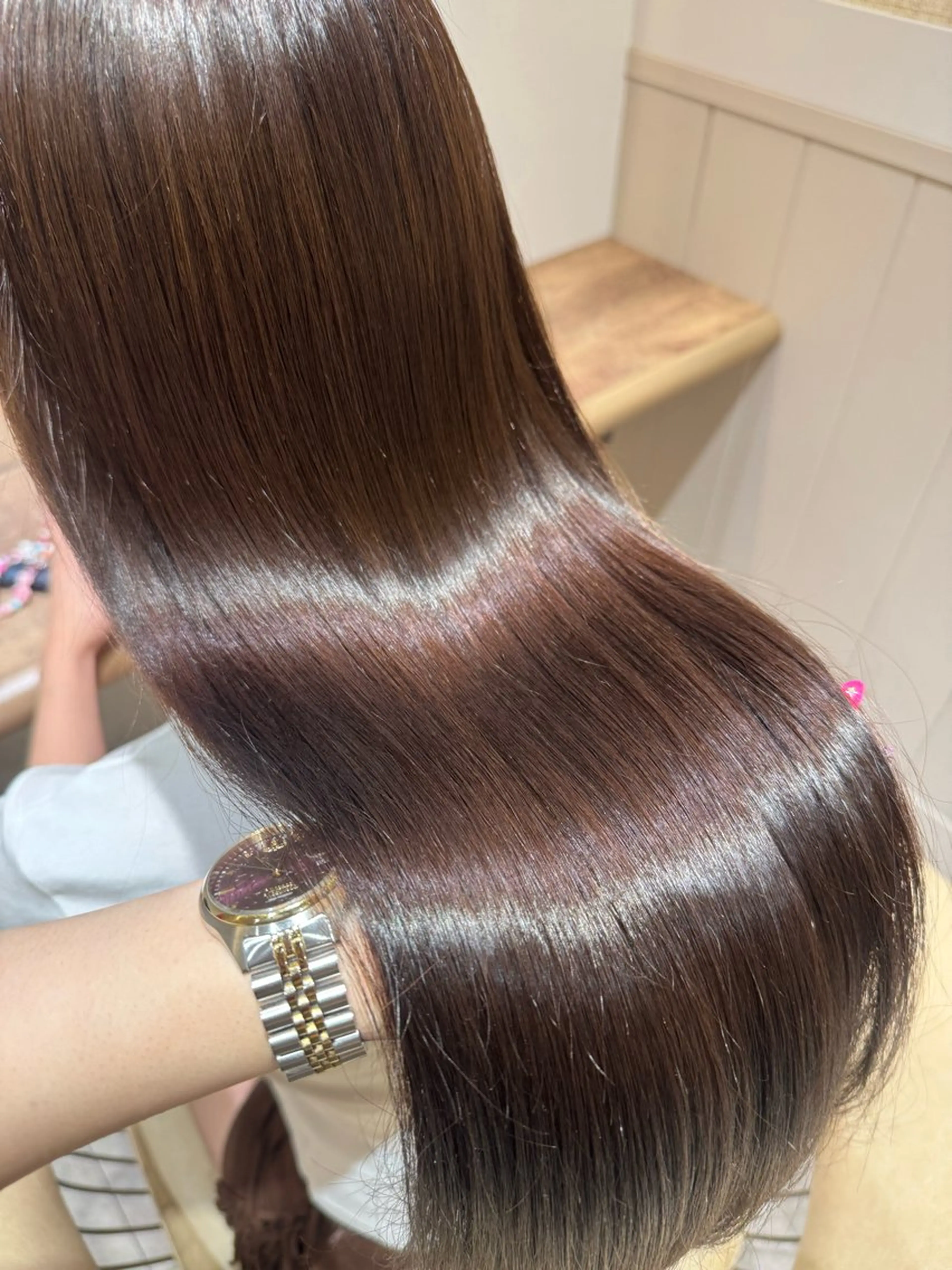 カラー uuna♱/ユウナ 🫧艶髪💛のヘアスタイル