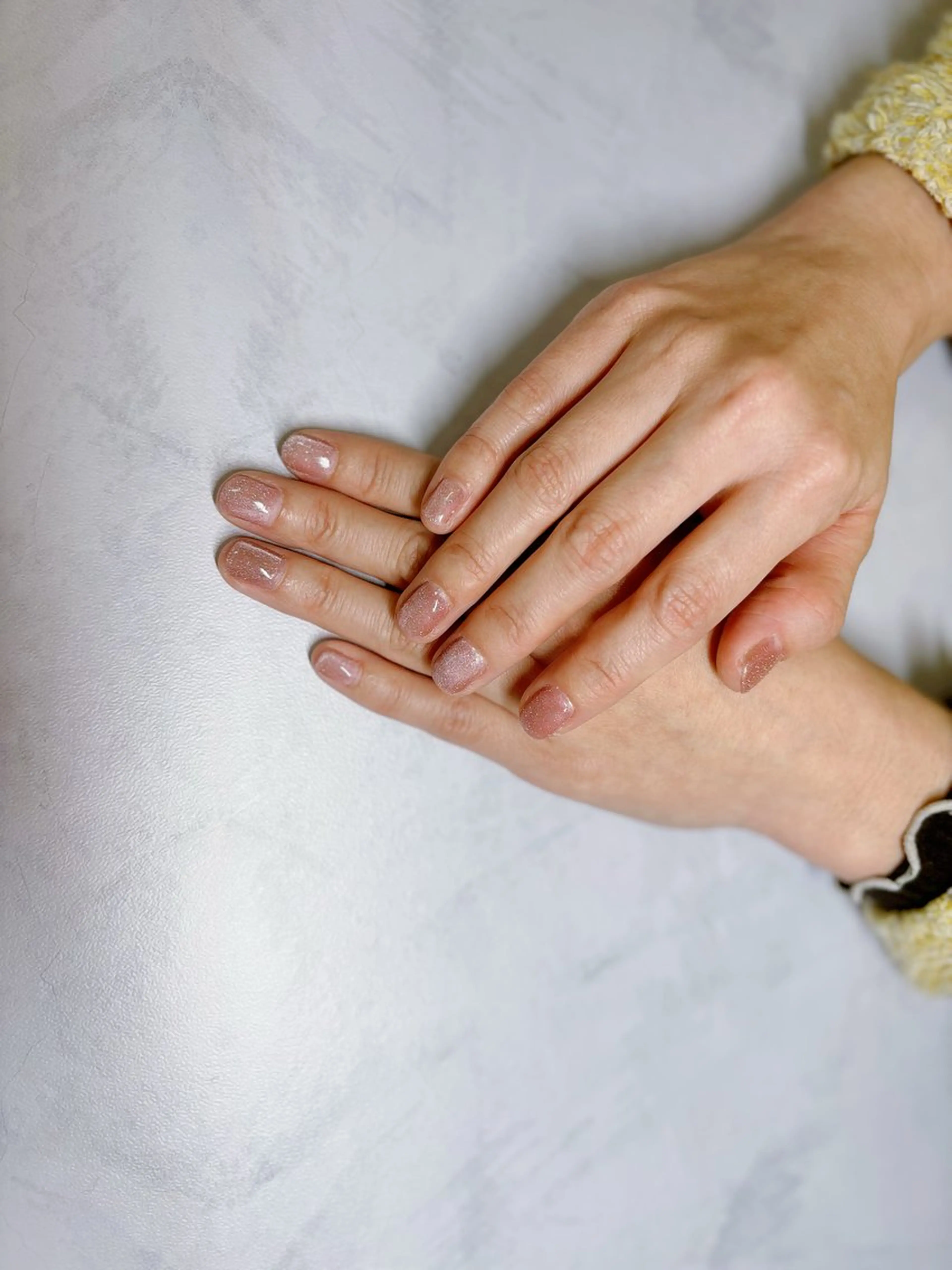 ネイル ラメ(グリッター) マグネットネイル Yu .のネイルデザイン