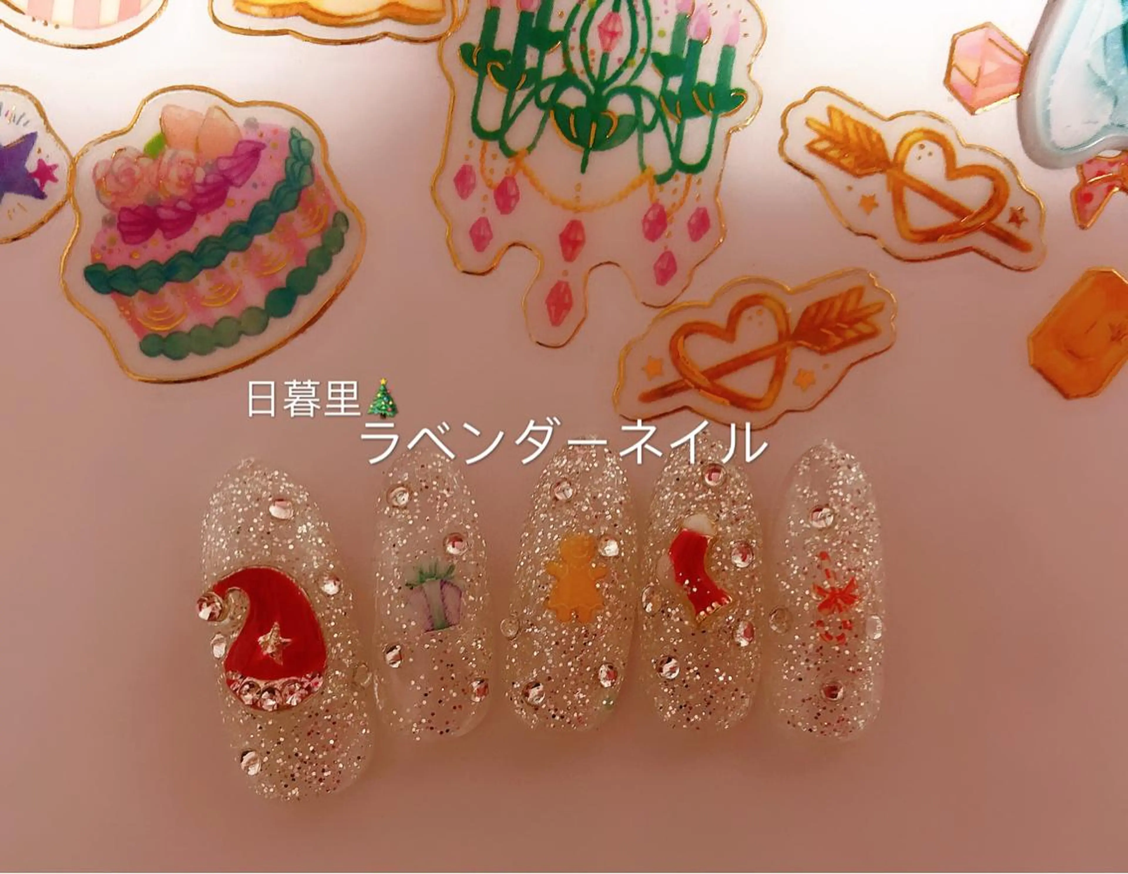 ネイル ラベンダー💖日暮里 ルル💖ネイルのネイルデザイン