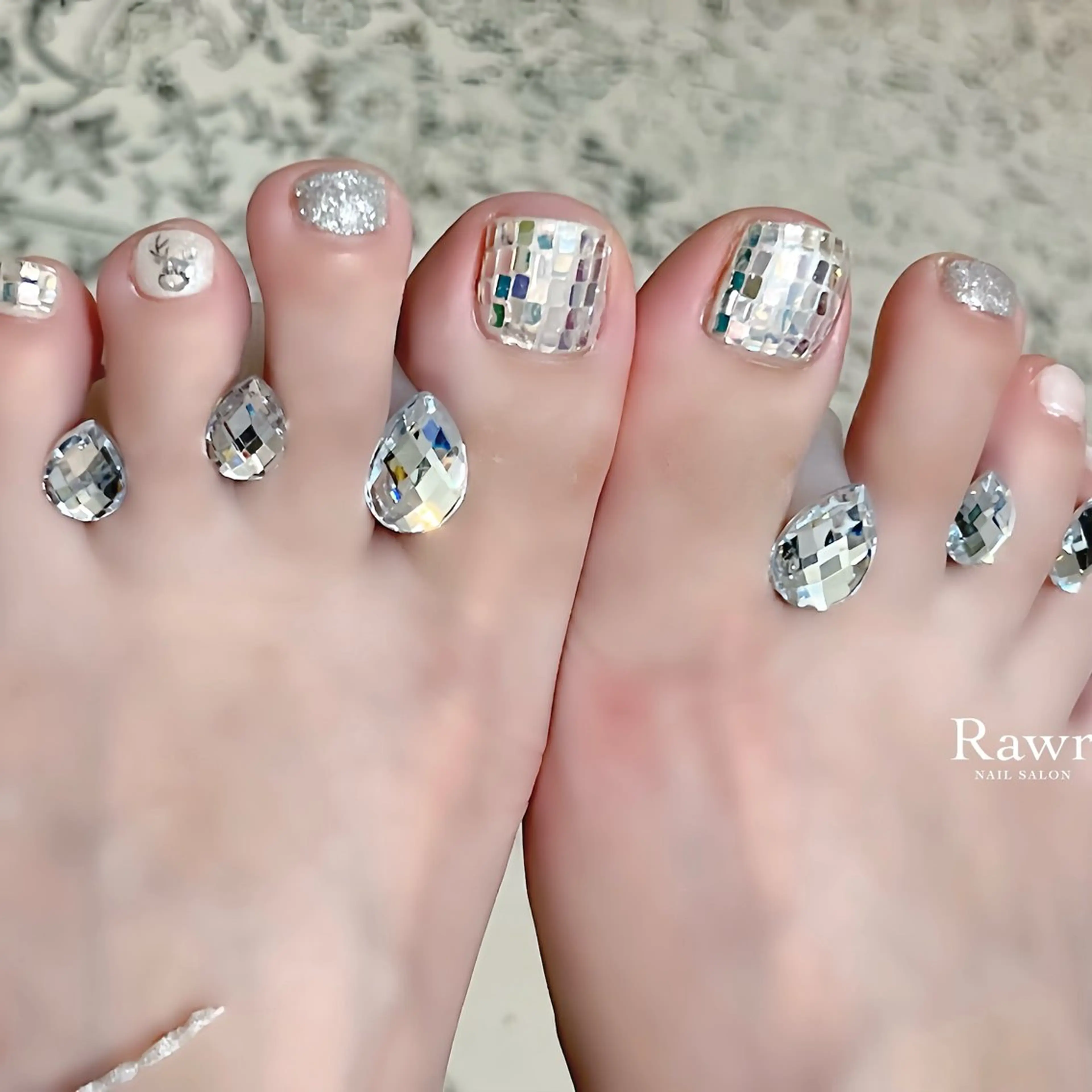 ネイル フットネイル Rawr / saoriのネイルデザイン