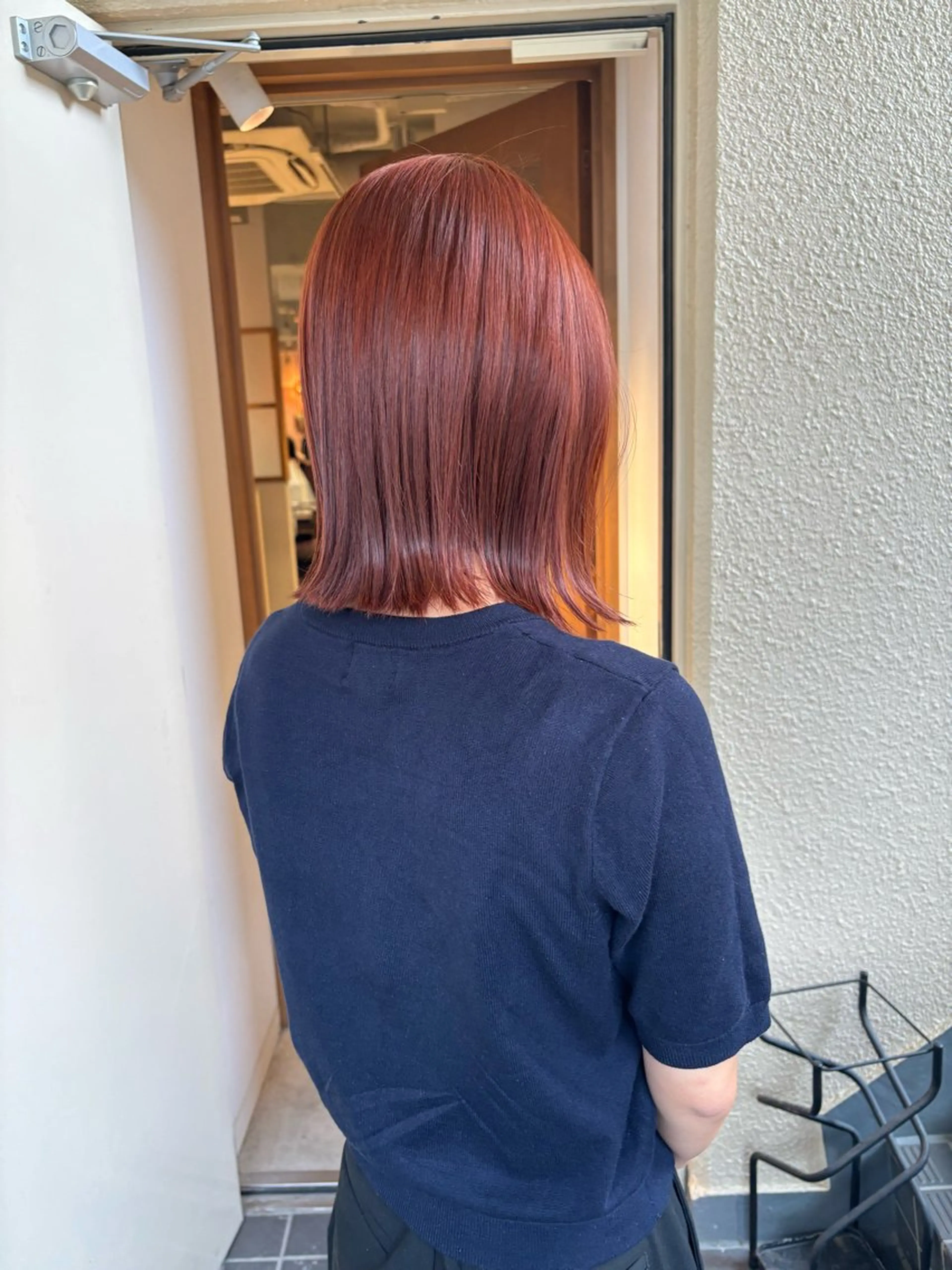 ミディアム カラー カット ヘアカラー トリートメント mei|顔まわり ×透明感カラーのヘアスタイル