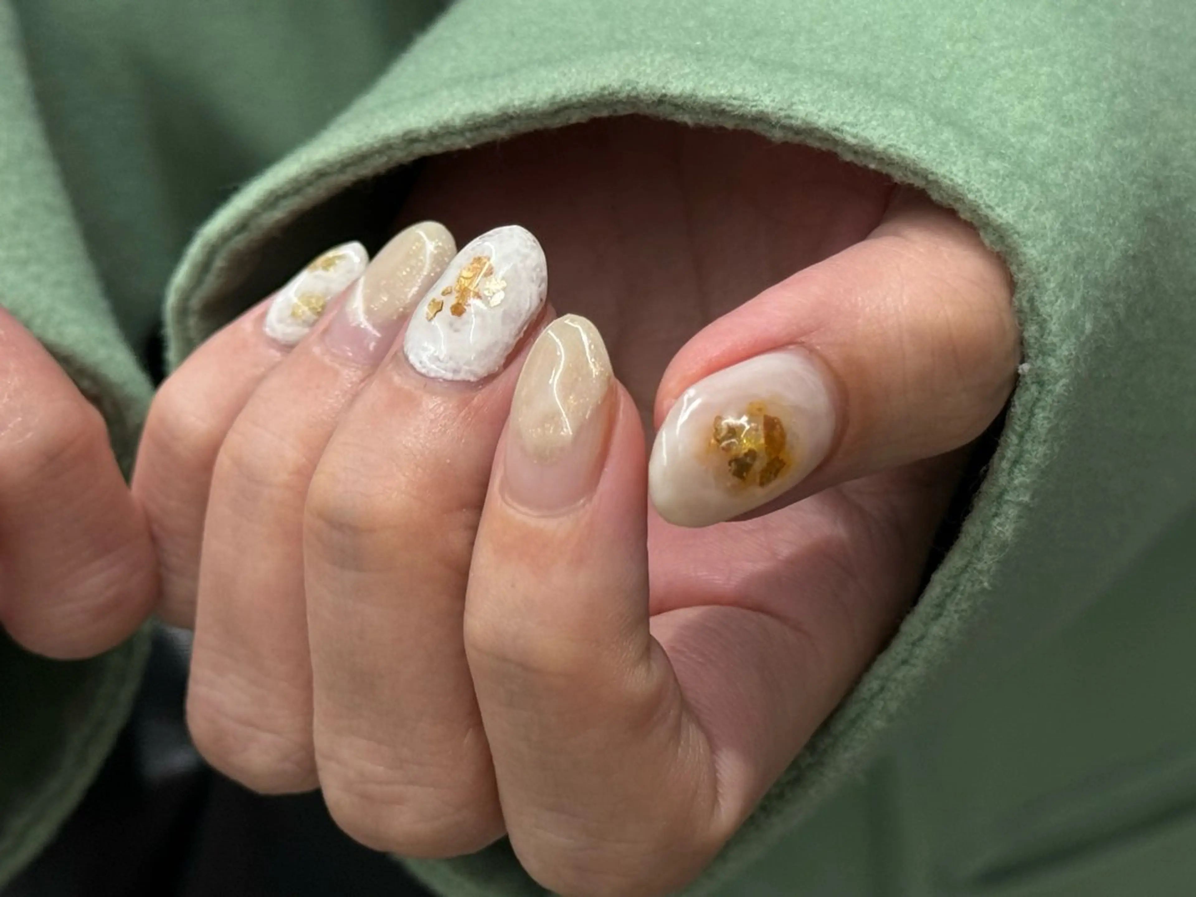 ネイル ニュアンスネイル 冬ネイル calla NAIL南森町店所属・calla/南森町/ パラジェルのネイルデザイン