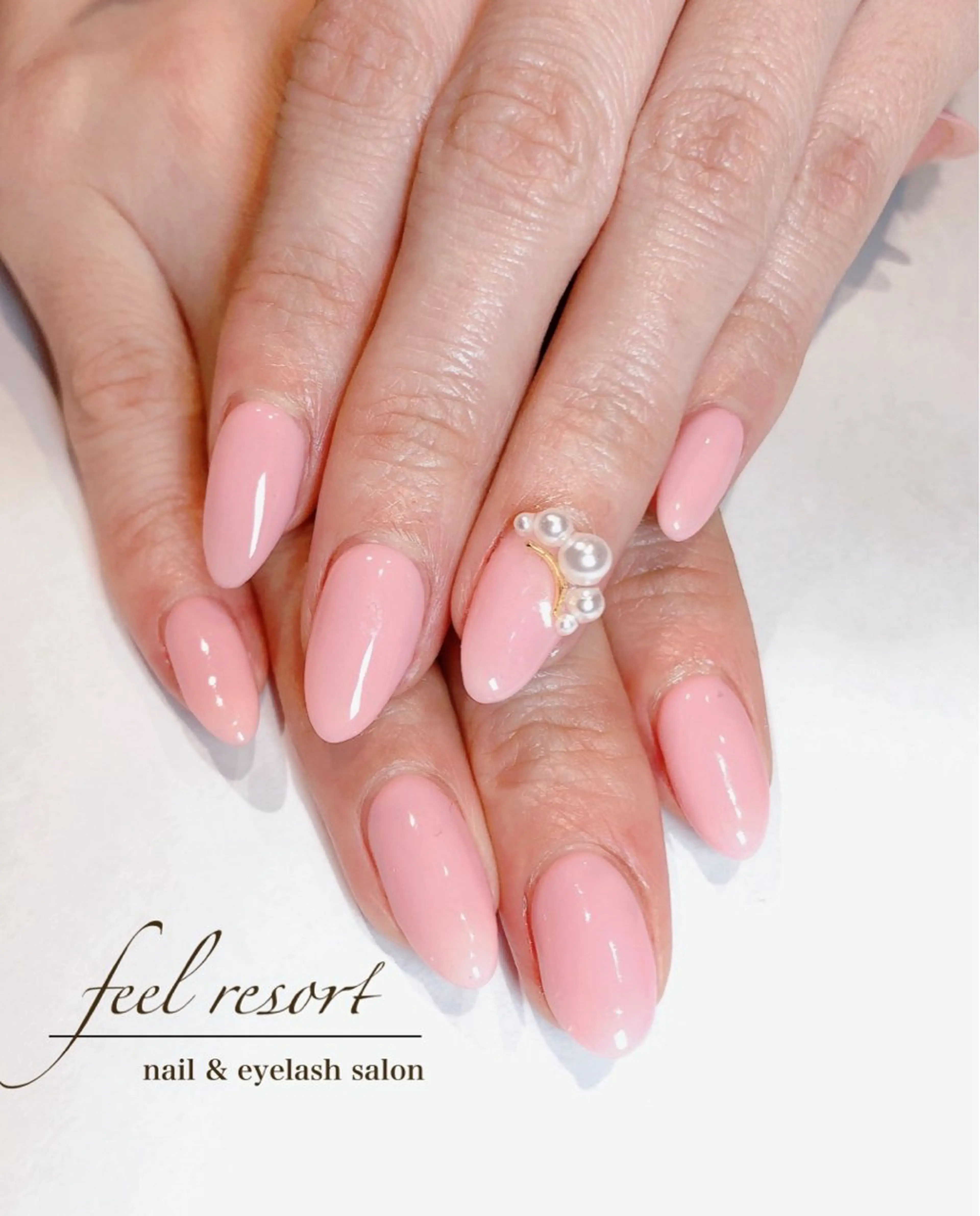 ネイル 長さ出し フットネイル フレンチネイル ジェルネイル ガラスフレンチ ハンドネイル Lien（リアン） 銀座駅6分のネイルデザイン