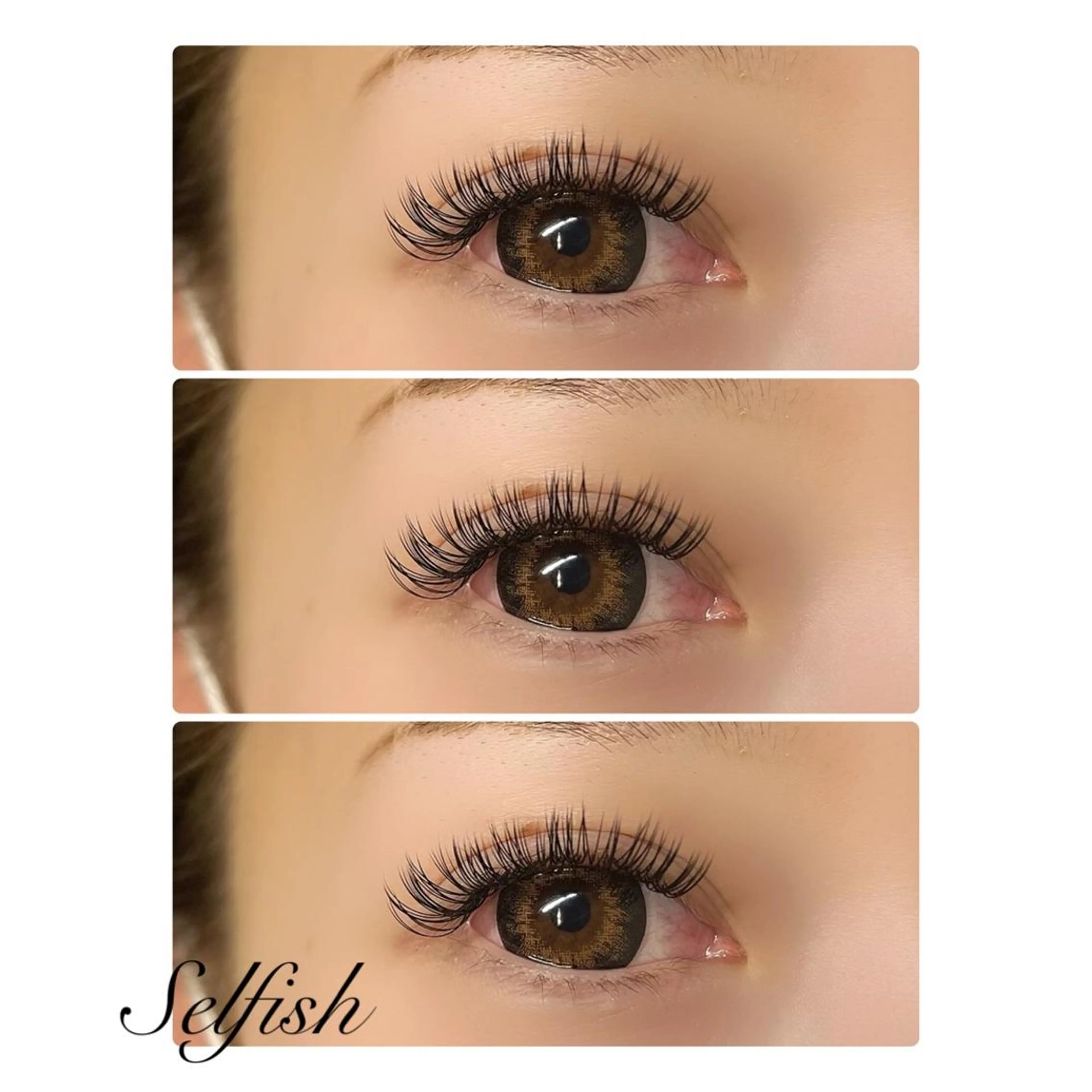 マツエク・マツパ 付け放題 フラットラッシュ マツエク eyelashsalonSelfish所属・. Selfishのマツエク・マツパデザイン