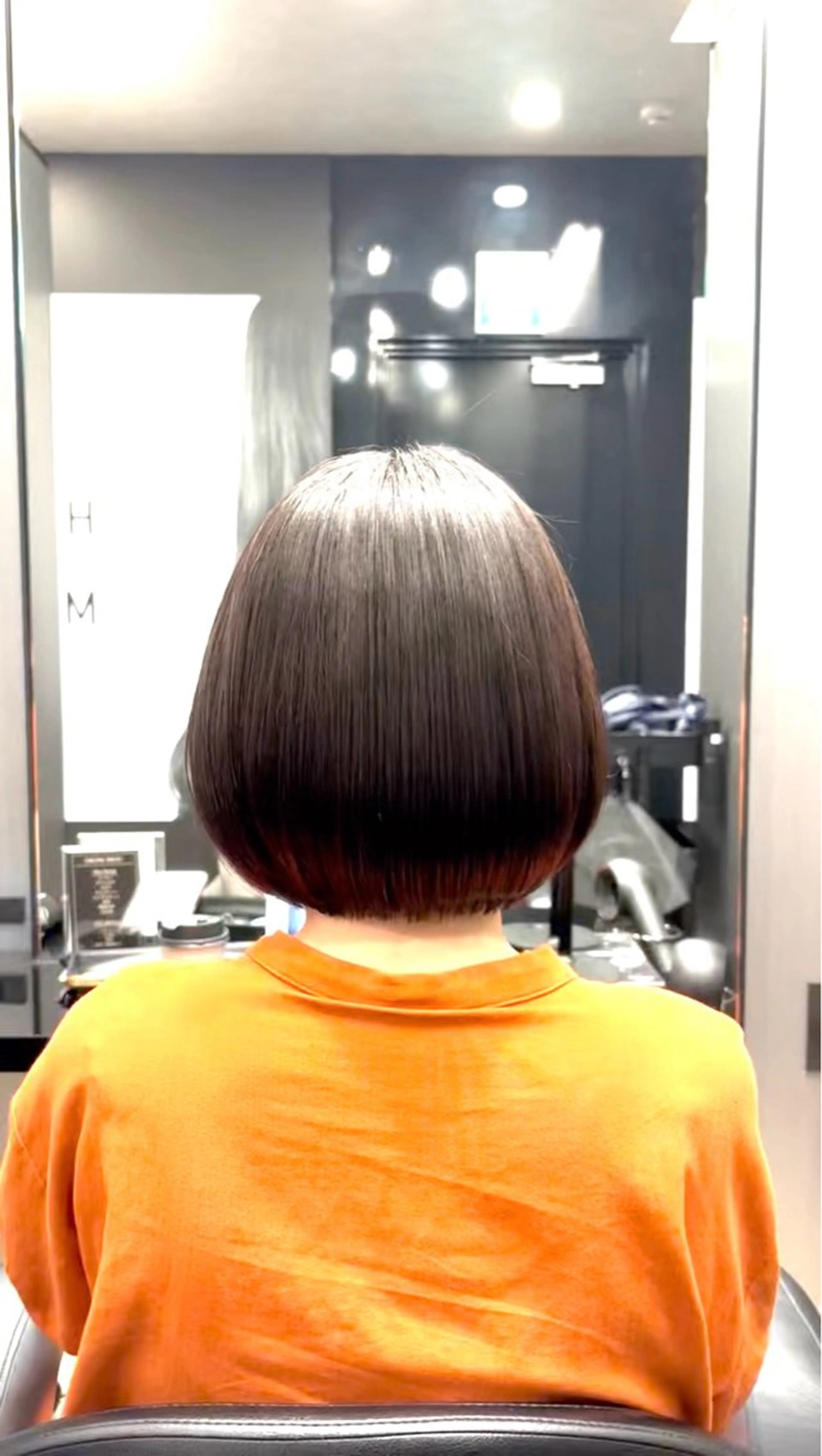 ショート ボブ 縮毛矯正 カット 縮毛矯正 HARUKI  MINATO Japan広島紙屋町店所属・hmj紙屋町店 脊戸智志のエステ・リラクイメージ