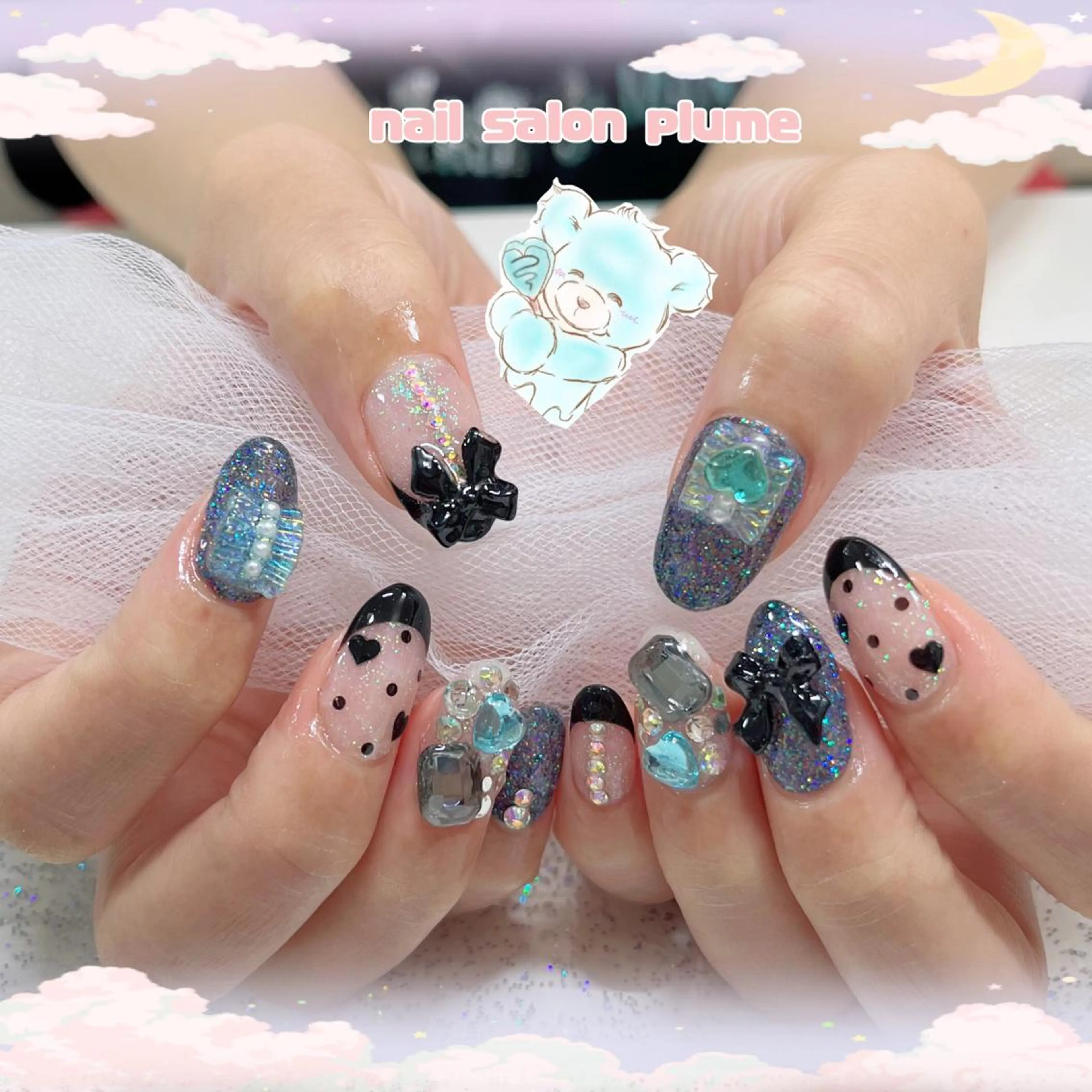 ネイル ハンドネイル plume nail ☆韓国ネイルのネイルデザイン