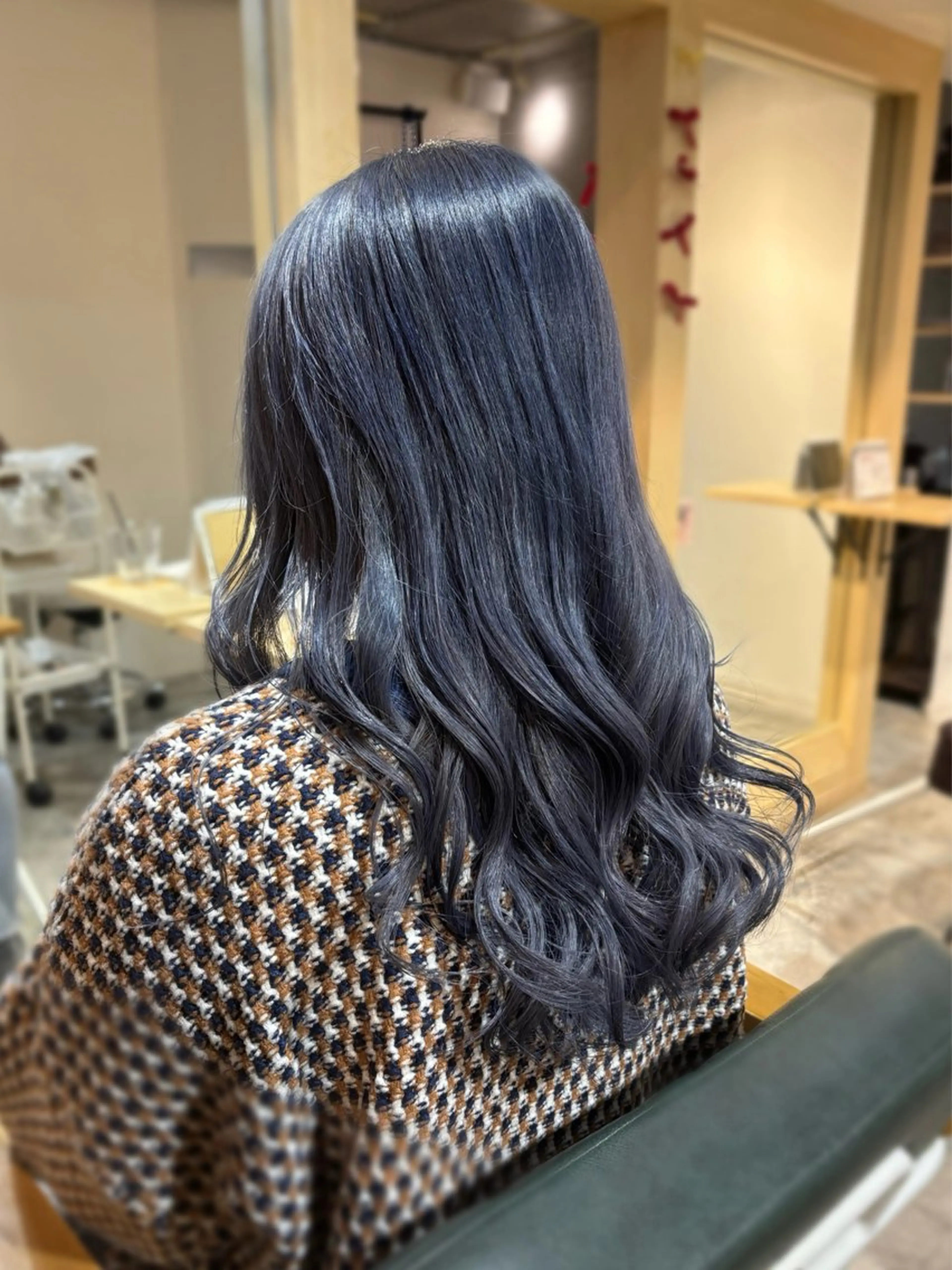 セミロング ヘアカラー トリートメント 髪質改善/ヘアケア coiiはしもとはなのヘアスタイル