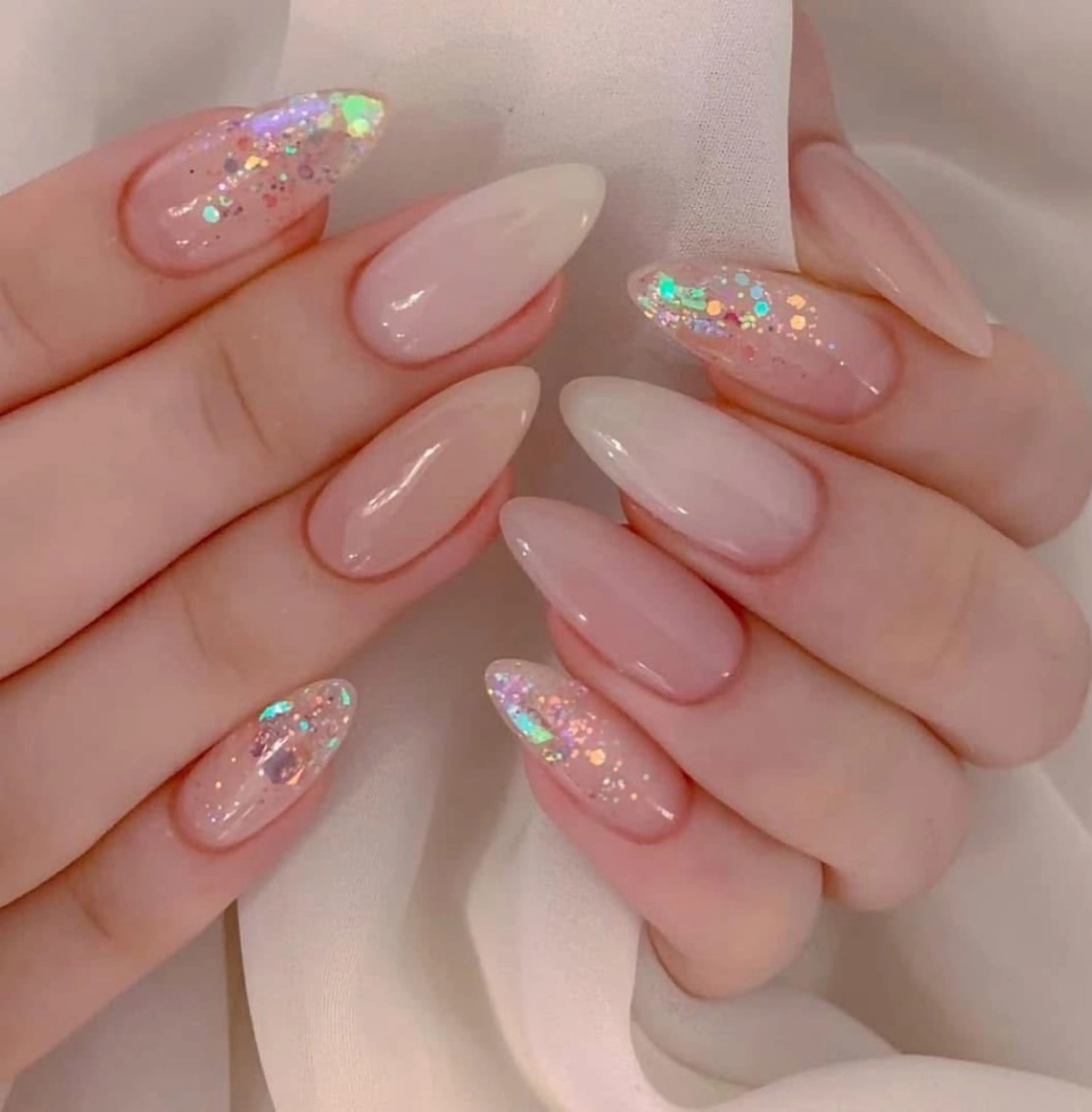 ネイル チークネイル フットネイル フレンチネイル グラデーション 韓国ネイル Ribbonnail salonのネイルデザイン