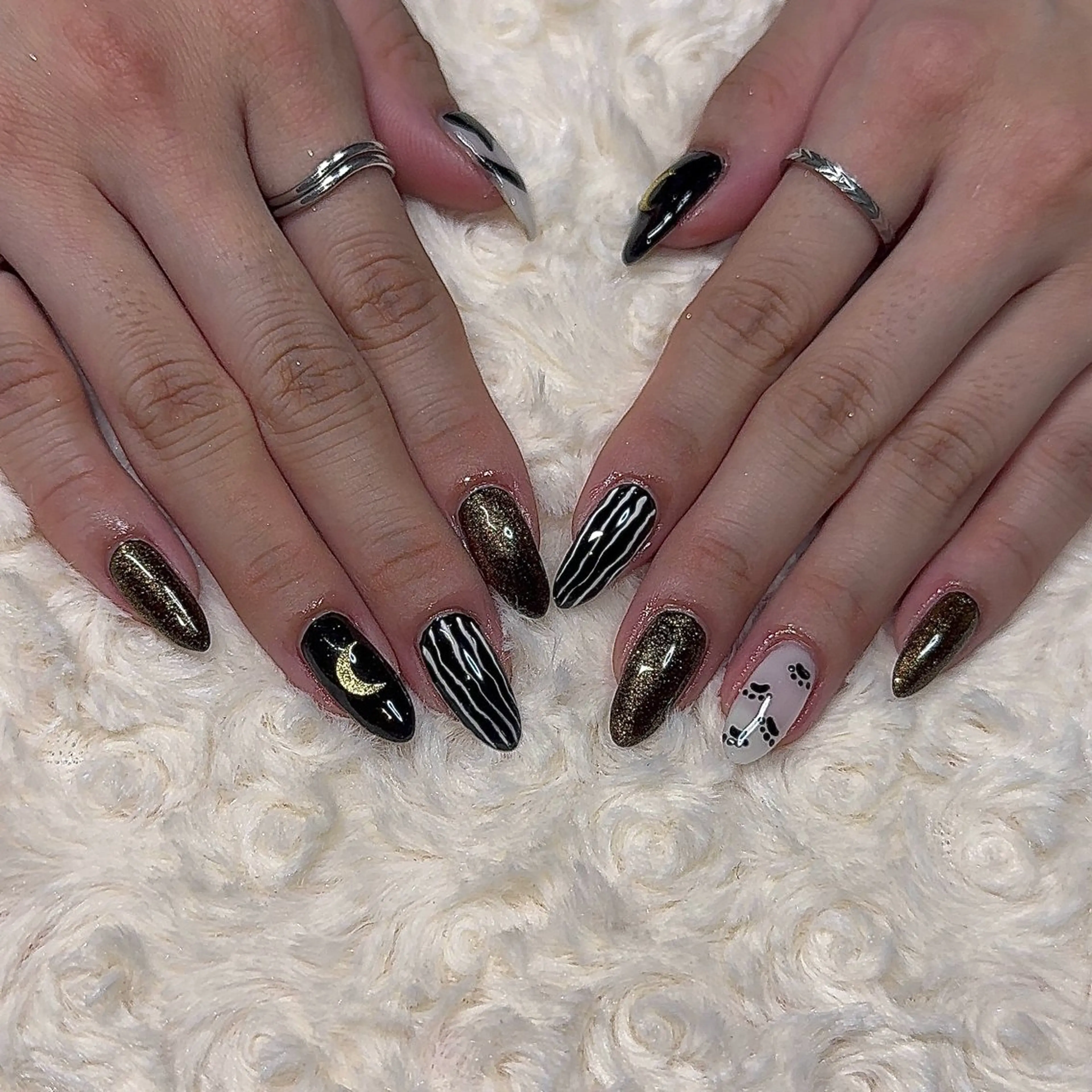 ネイル ハンドネイル 黒川 実祐のネイルデザイン