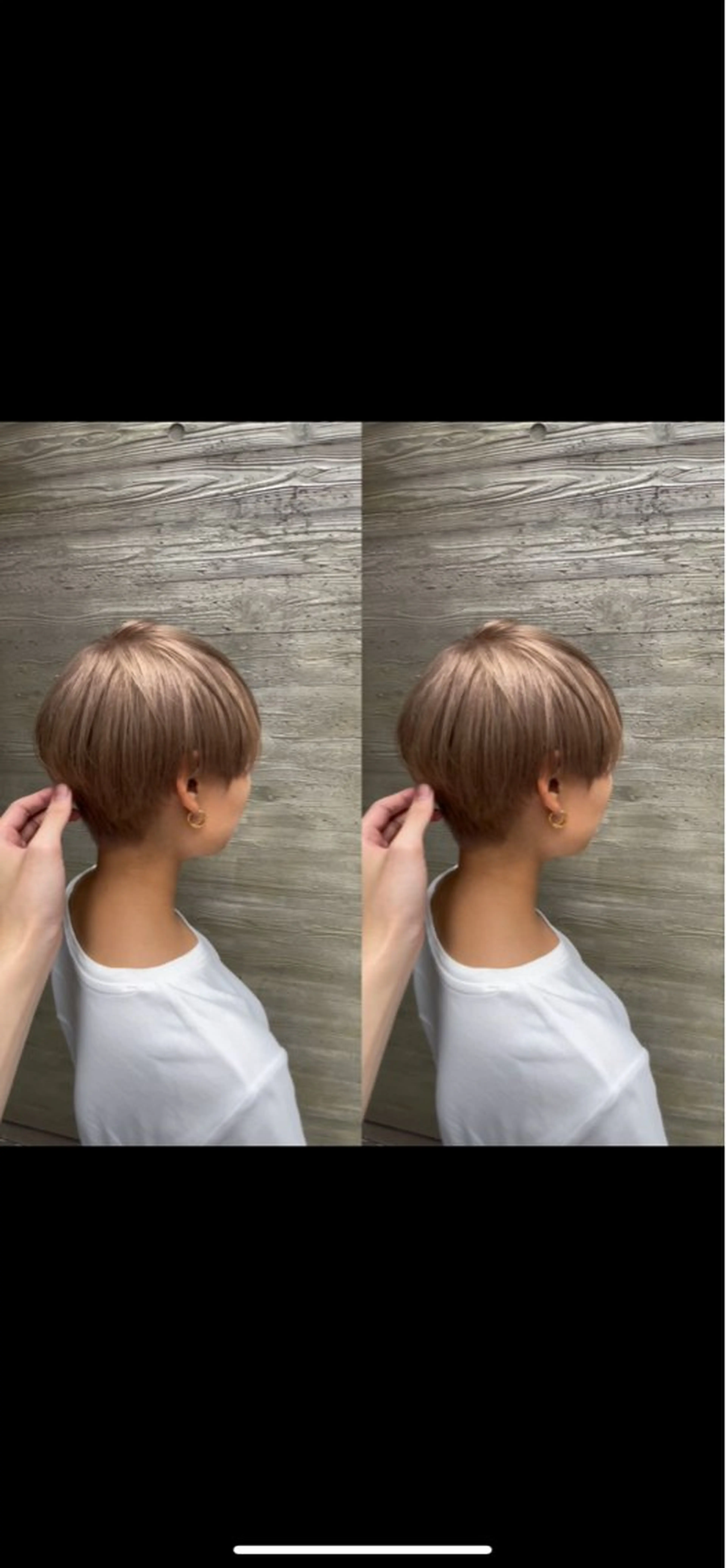 ショート カラー ブリーチ ケアブリーチ デザインカラー イヤリングカラー ハイトーンカラー カット ヘアカラー トリートメント オージュアソムリエ DAIKI⭐️のヘアスタイル