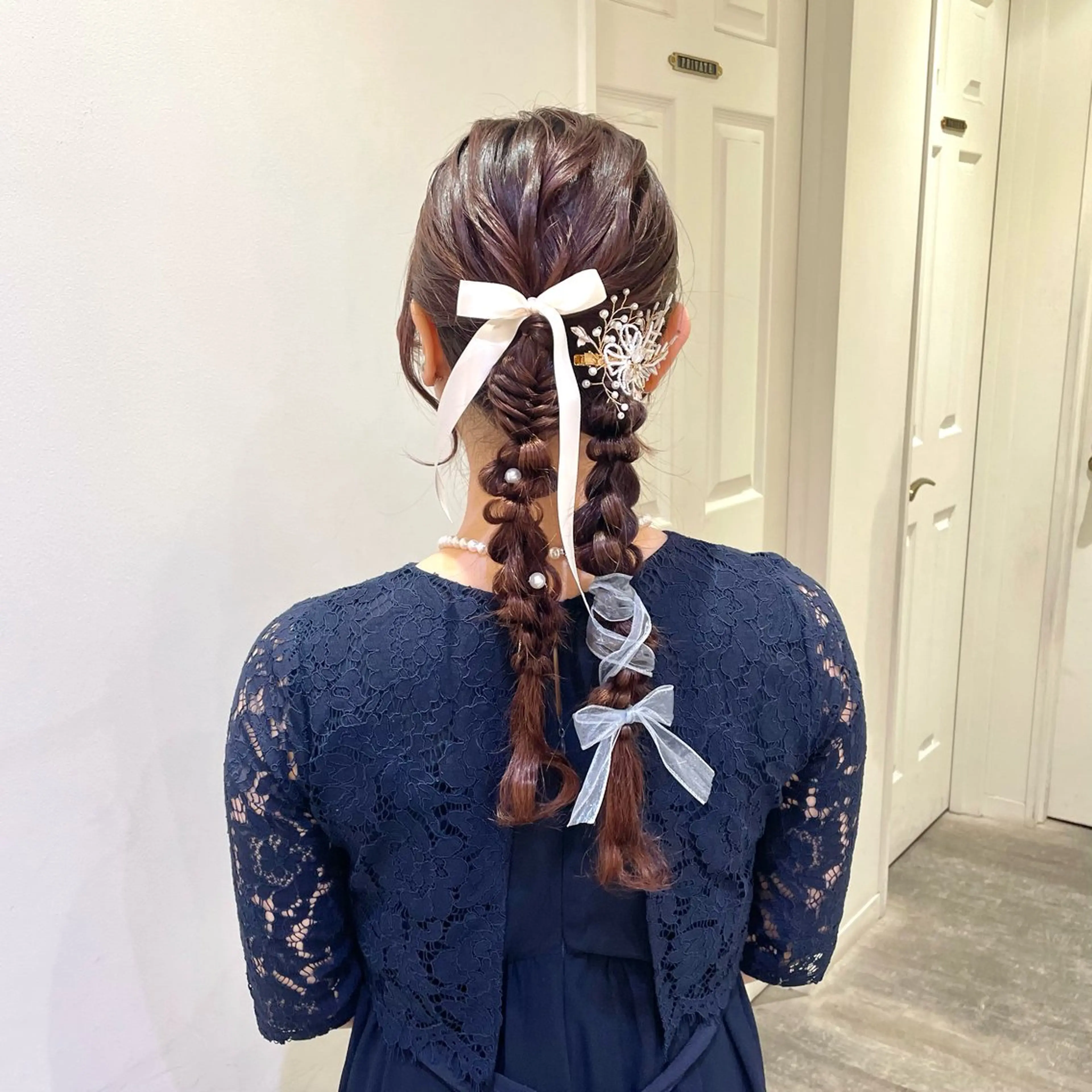 ヘアアレンジ ハイトーンカラー/ 長さだし🐇きょうかのヘアスタイル