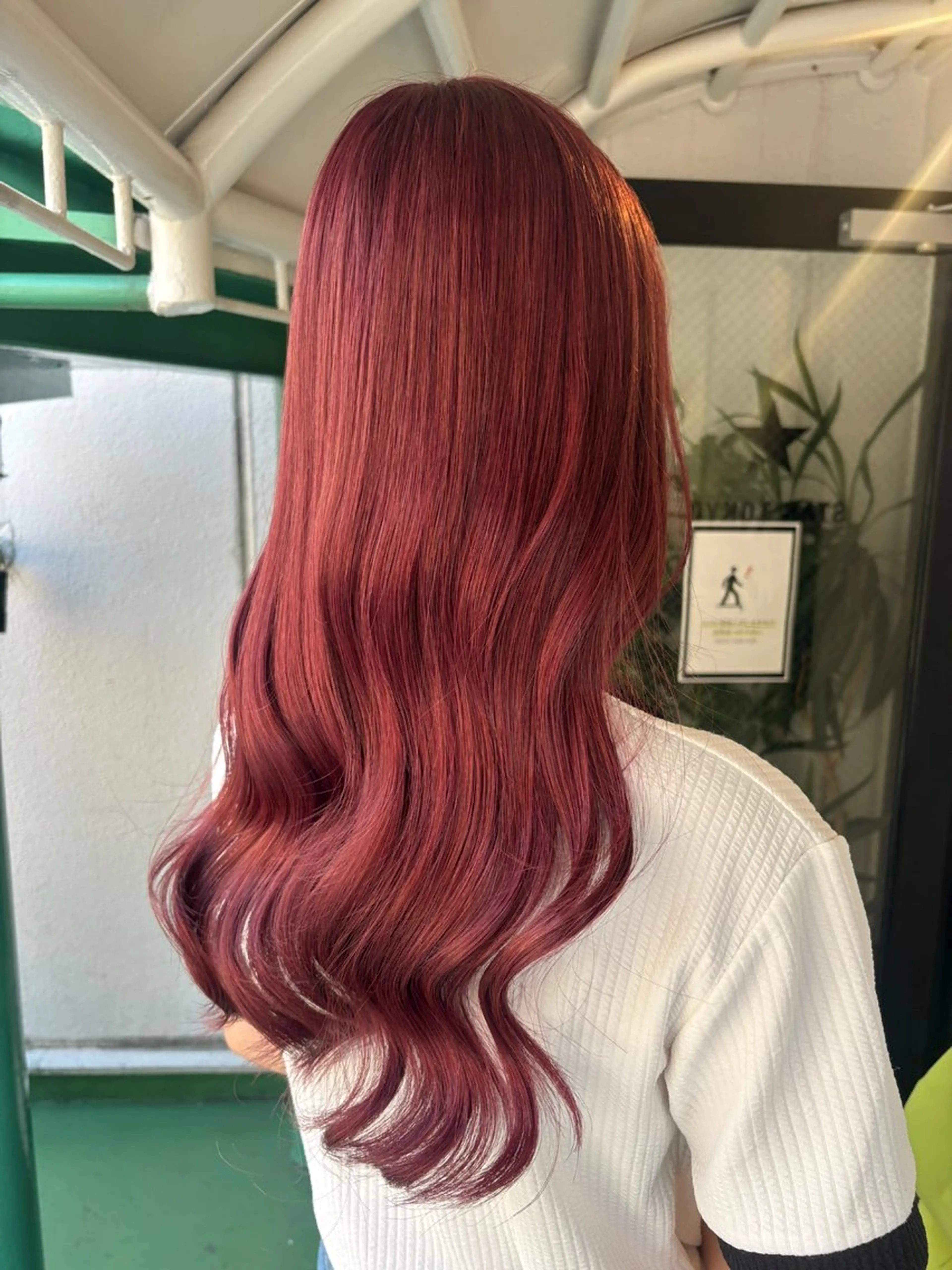 ロング カラー ダブルカラー ダブルカラー/ギャル 韓国ヘア/梨緒💜のヘアスタイル