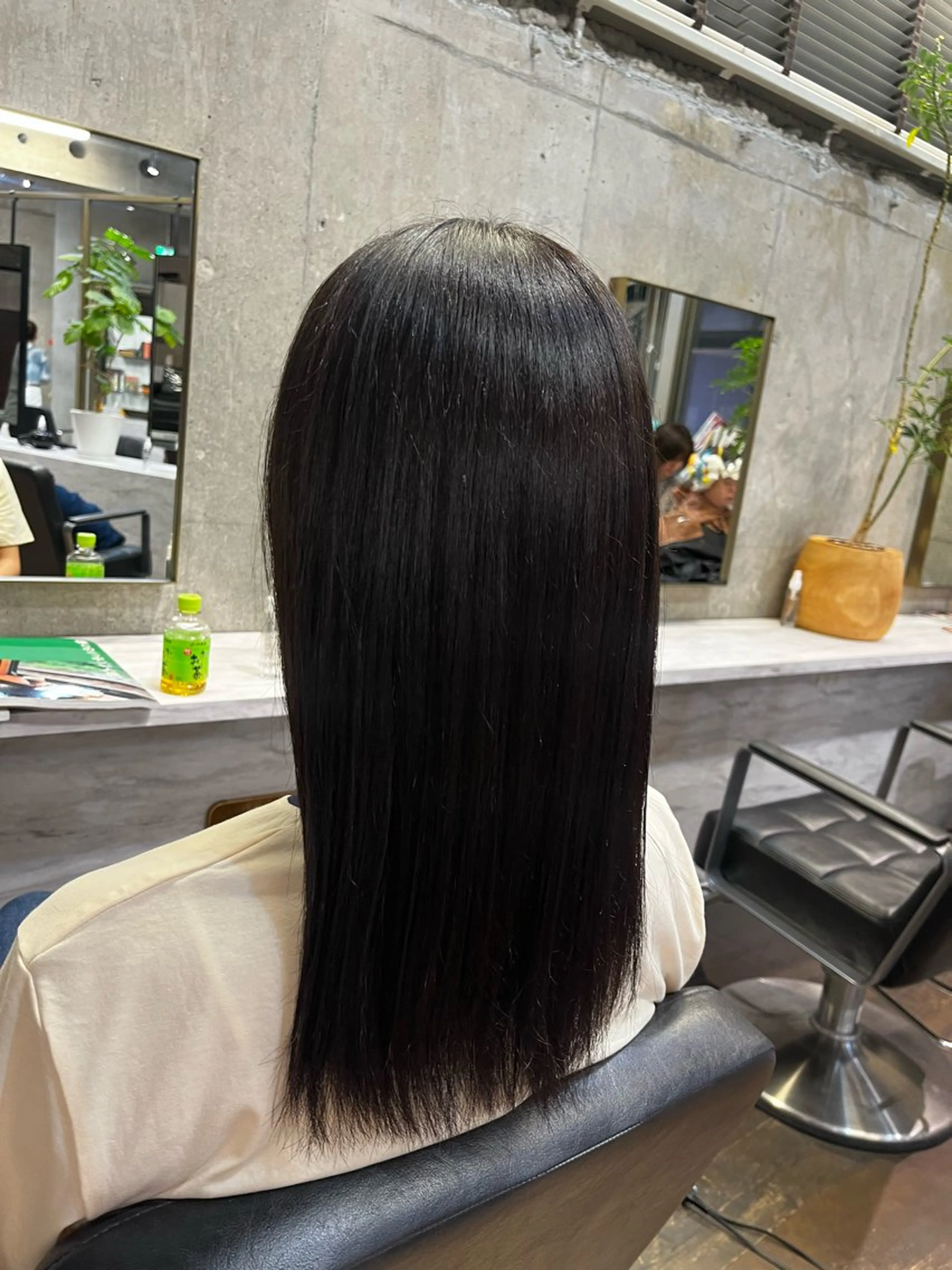 セミロング パーマ フクシマ ココのヘアスタイル