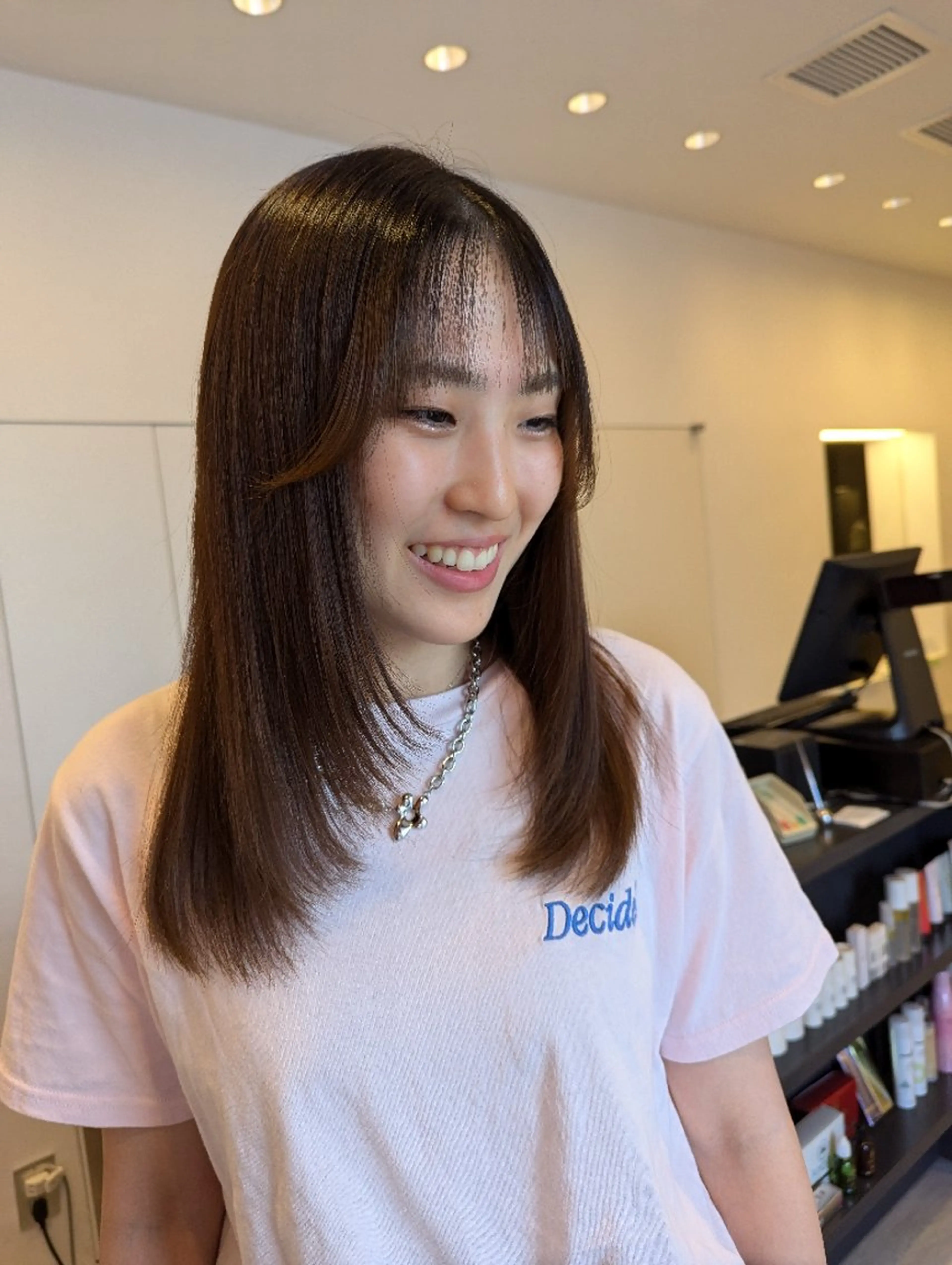 ロング レイヤーカット トリートメント coin□ yukaのヘアスタイル