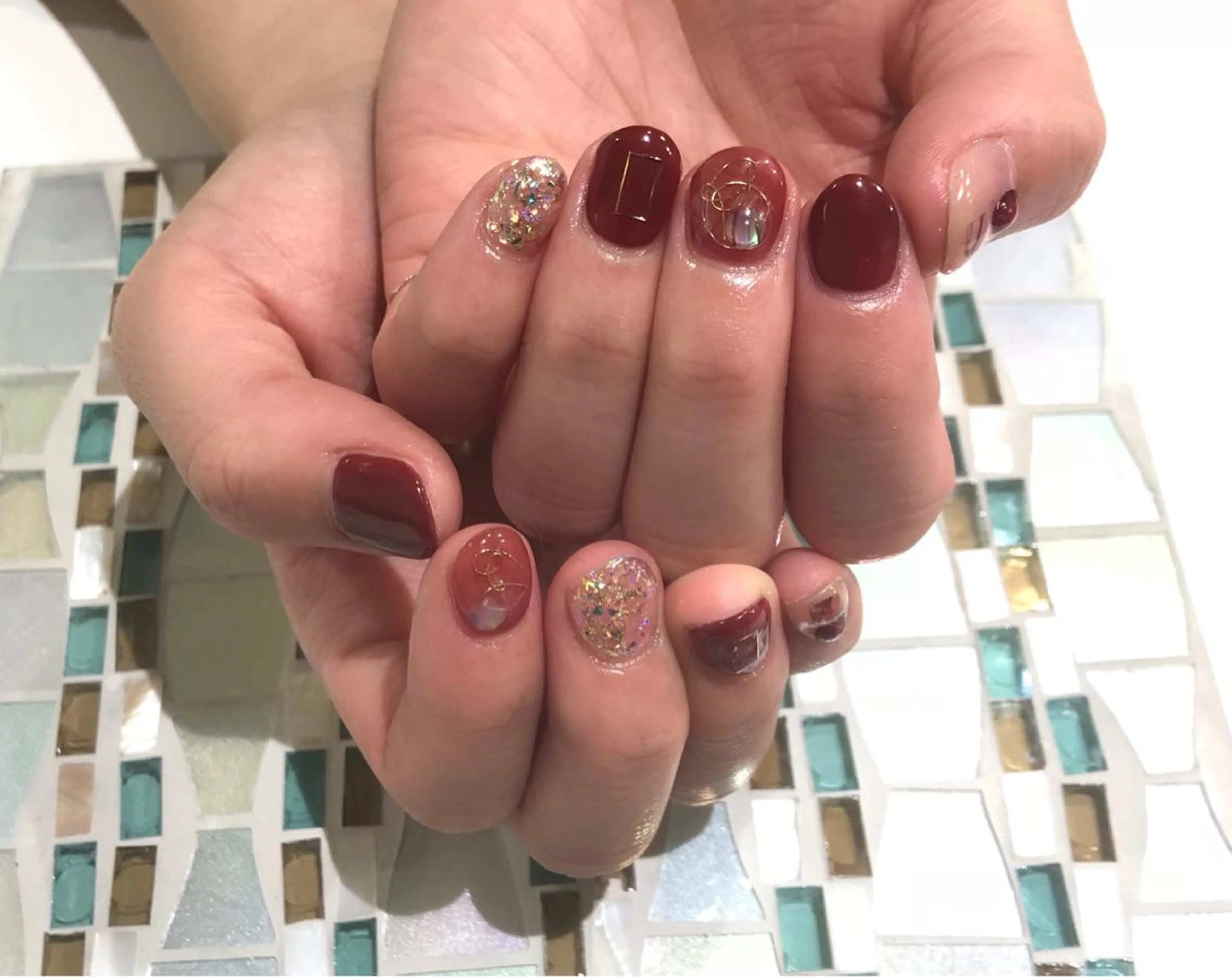 ネイル 舞田 苑香のネイルデザイン