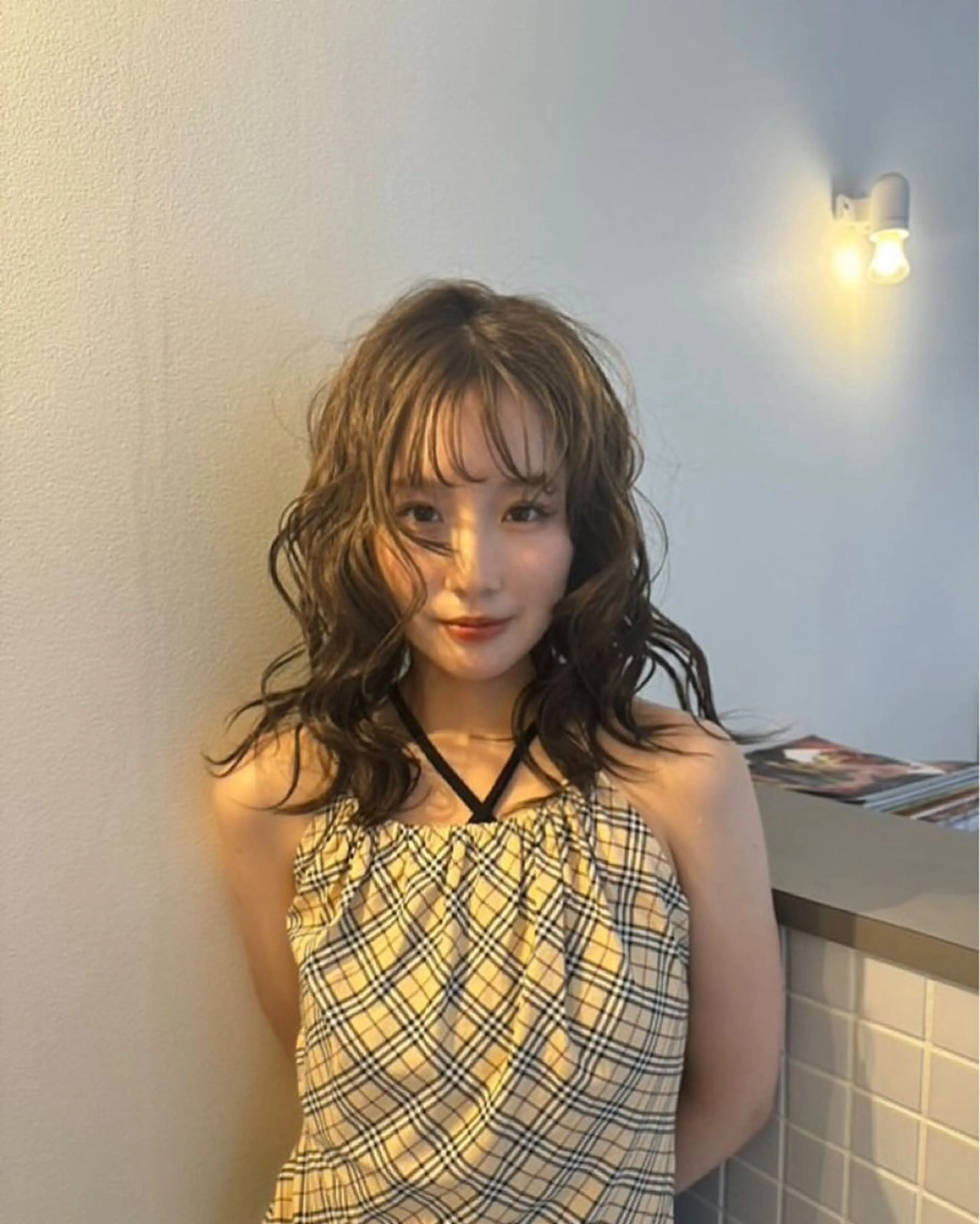 ミディアム カラー Yrakka所属・wada yuaのヘアスタイル