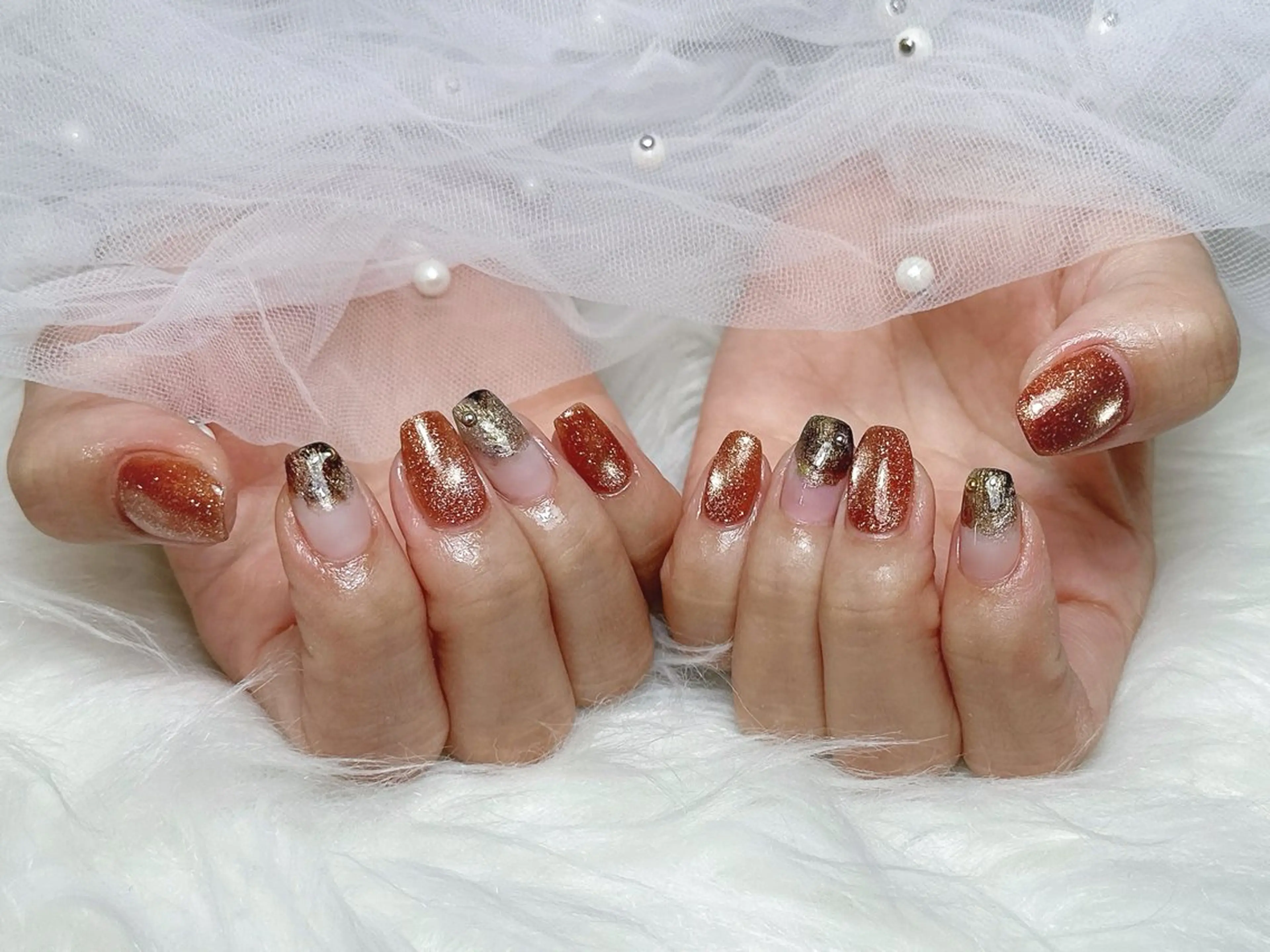 ネイル ハンドネイル フットネイル 【Eclat ｴｸﾗ】nail＆beauty所属・Eclat〔ｴｸﾗ〕 MOEKA𝜗𝜚*のネイルデザイン